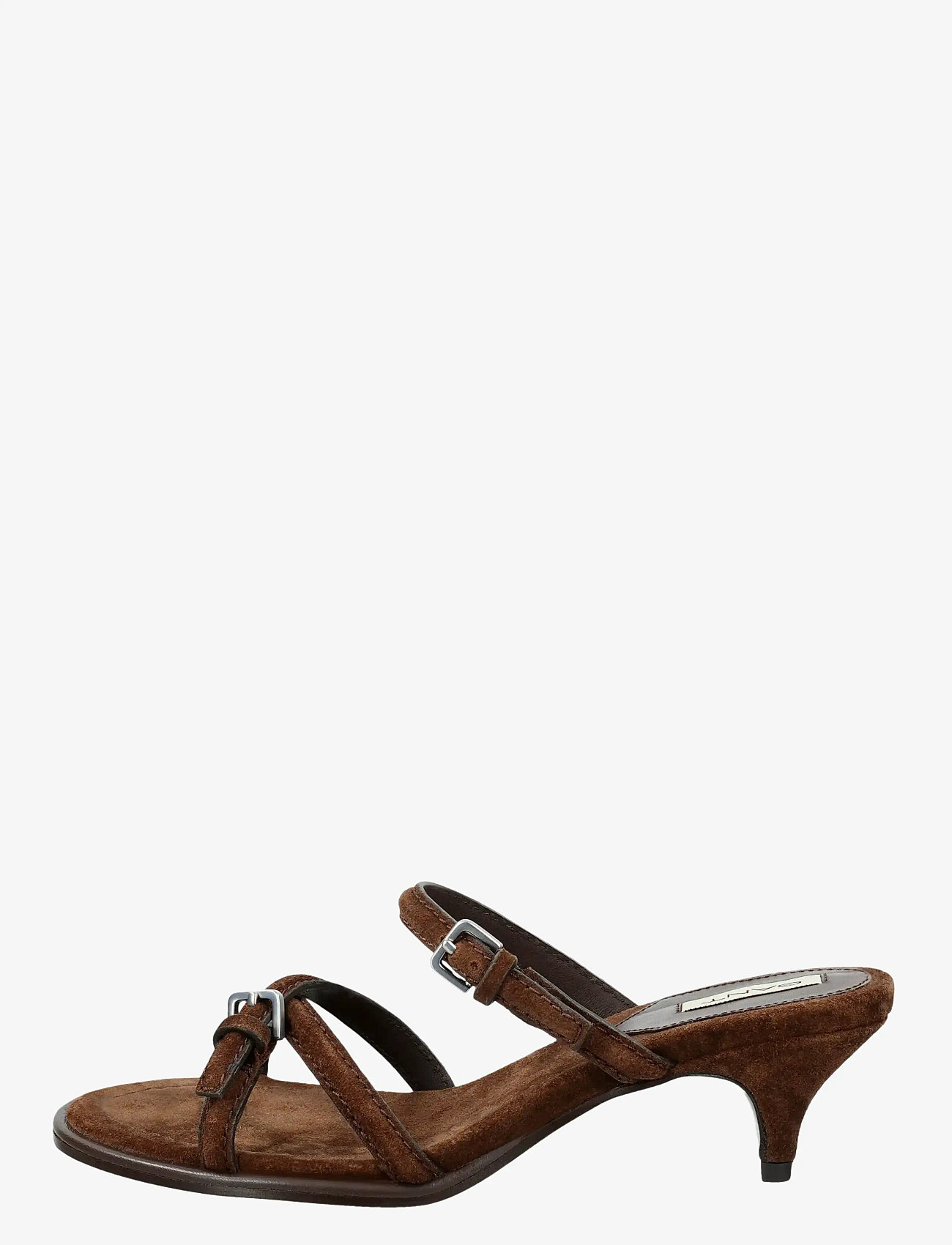 Gant - Talzy Sandal - sandaler med hæl - dark brown - 5