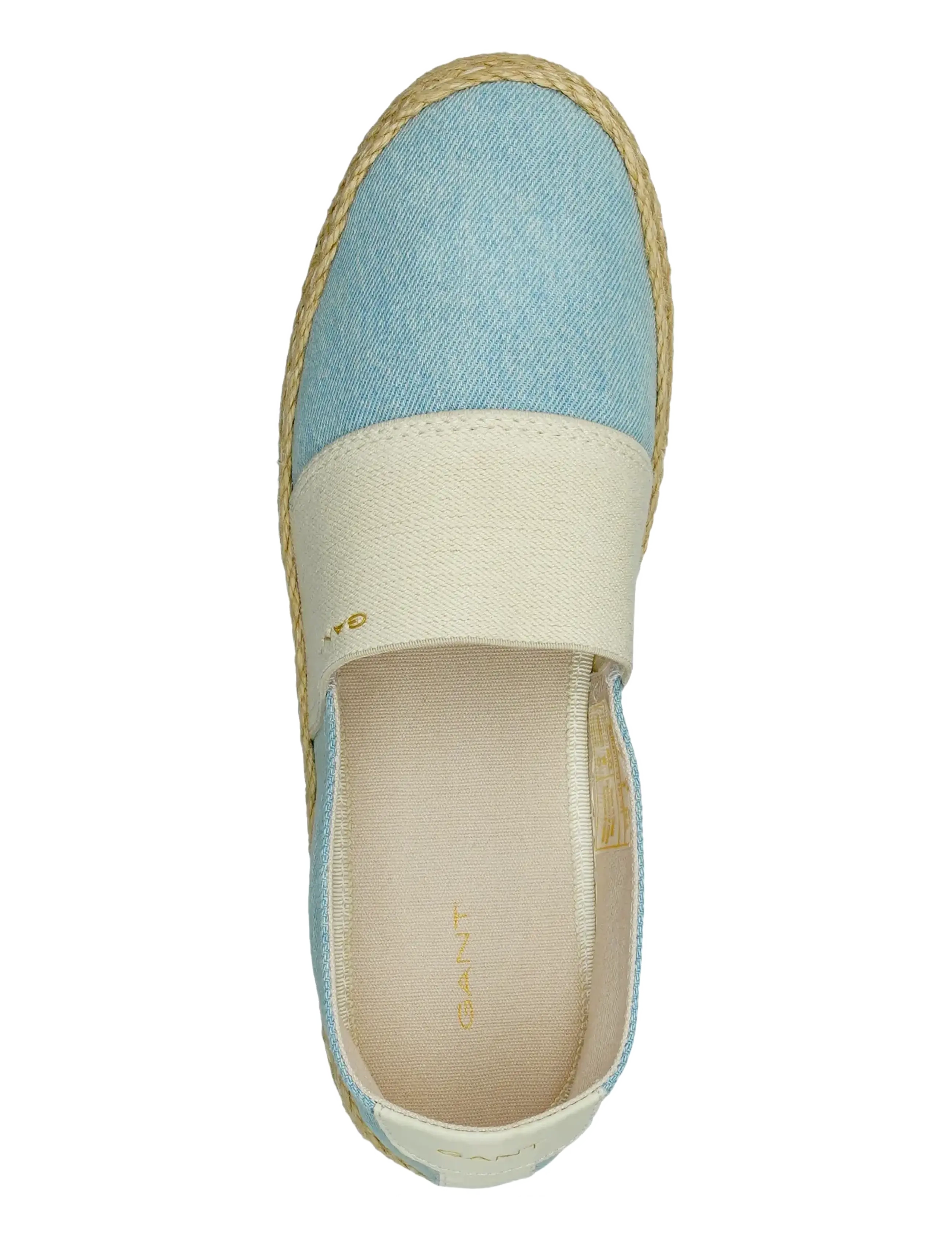 Gant - Raffiaville Espadrille - motetrender - light blue/cream - 1