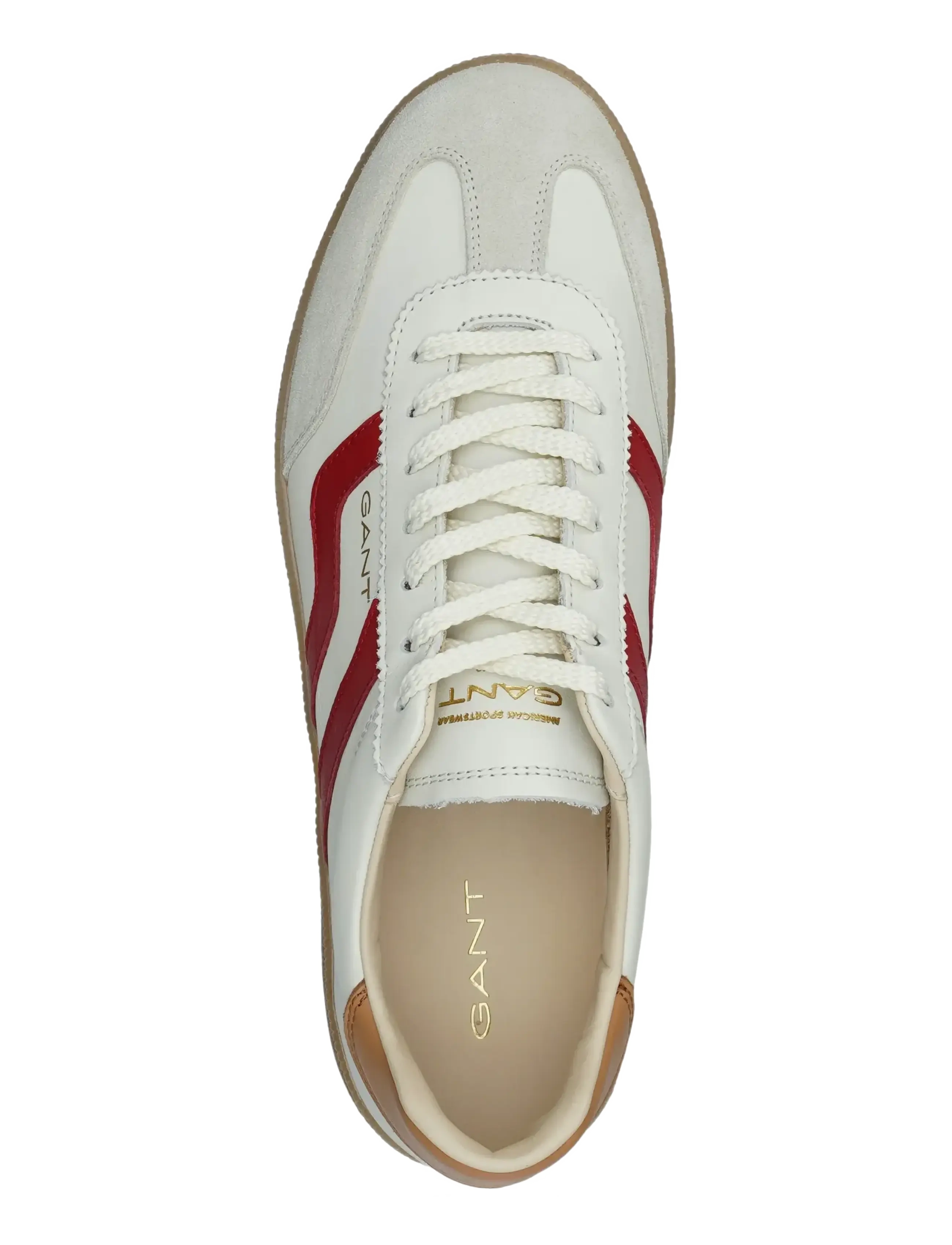 Gant - Cuzmo Sneaker - lave sneakers - off white/red - 1