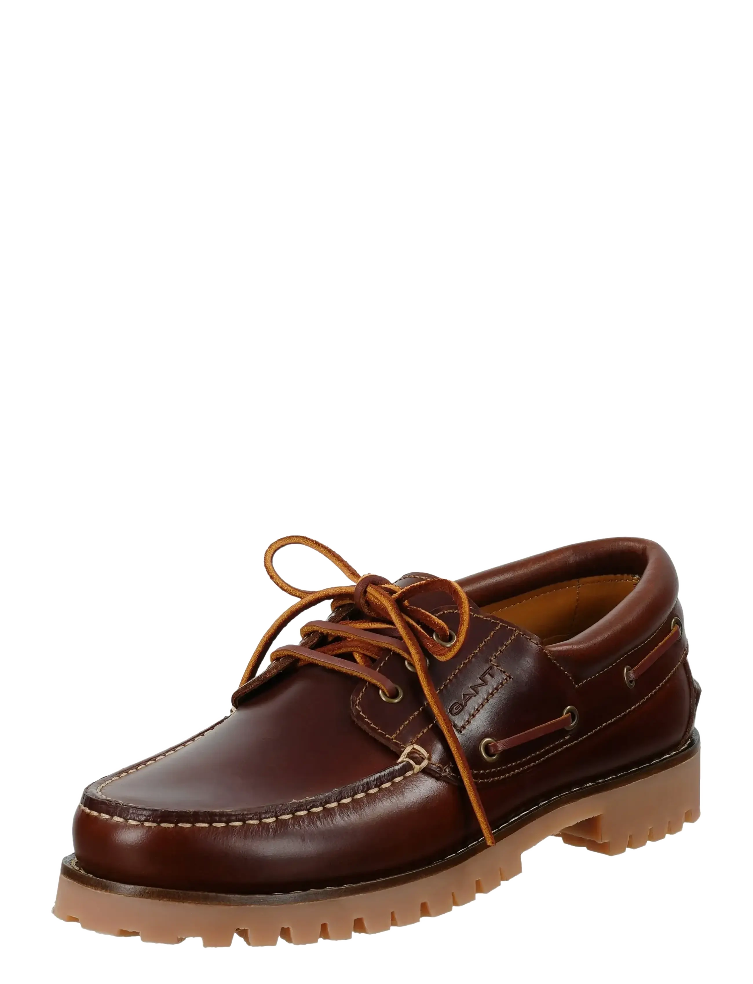 GANT Tratton Low Lace Shoe - Båtsko - BROWN / brown