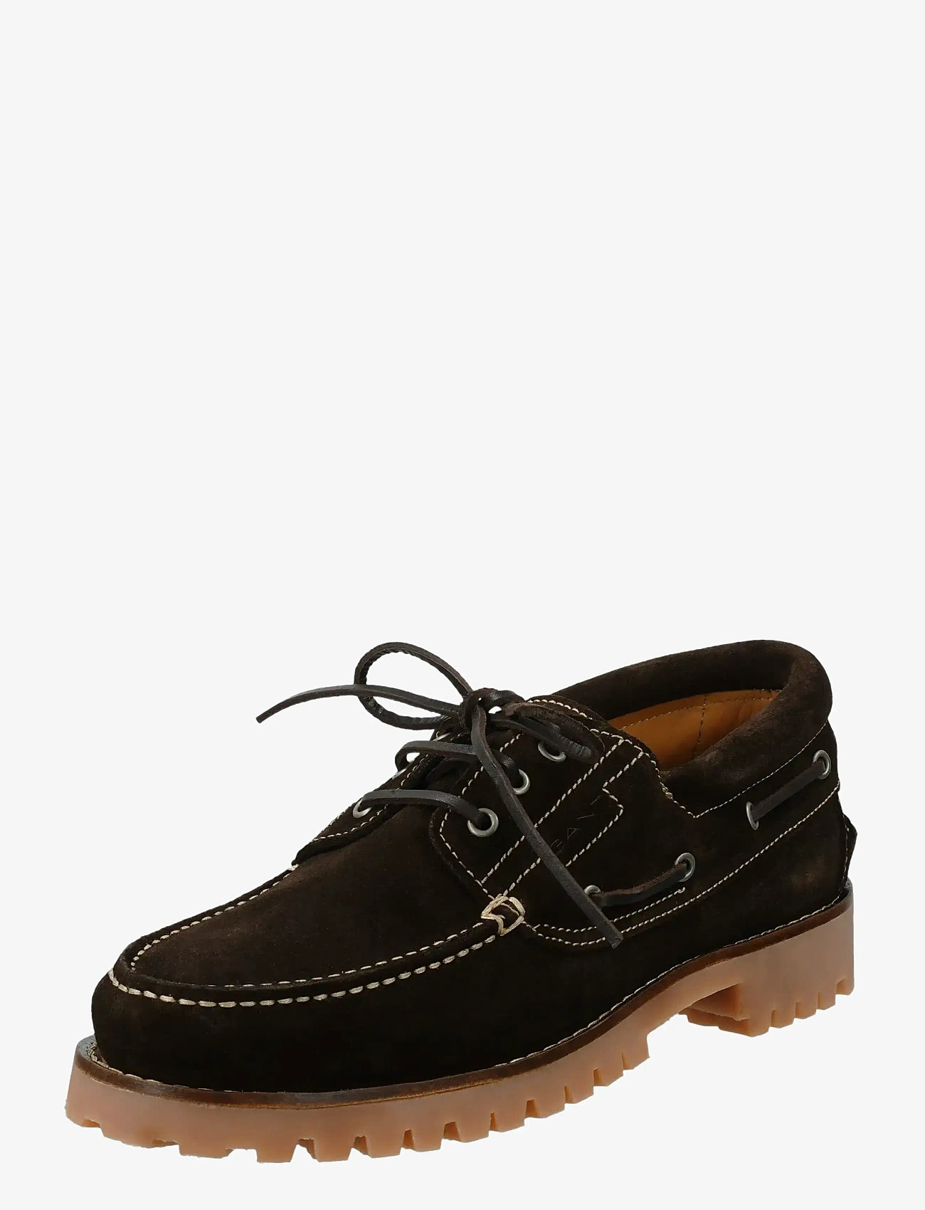 Gant - Tratton Low Lace Shoe - mężczyźni - dark brown - 0