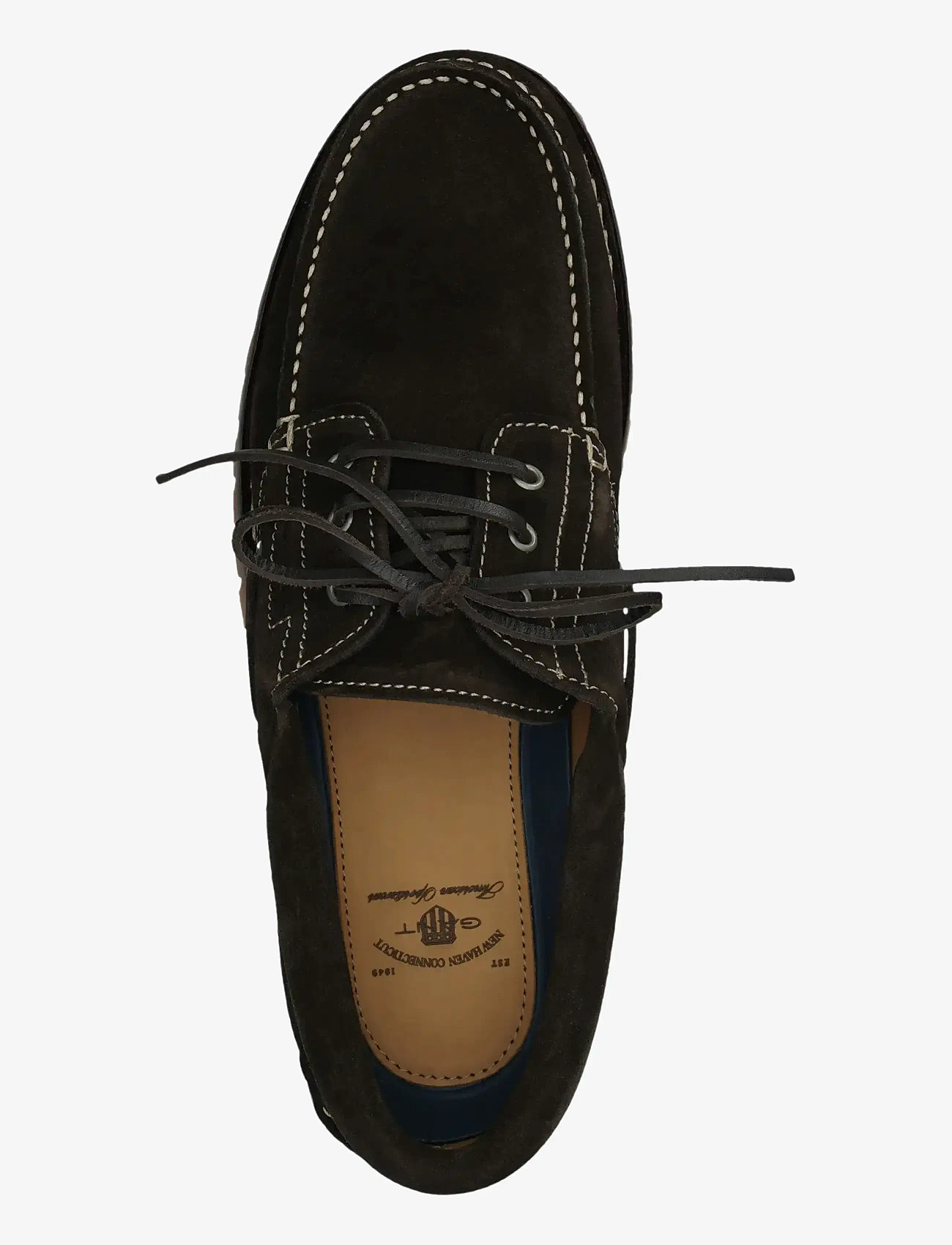 Gant - Tratton Low Lace Shoe - mężczyźni - dark brown - 1