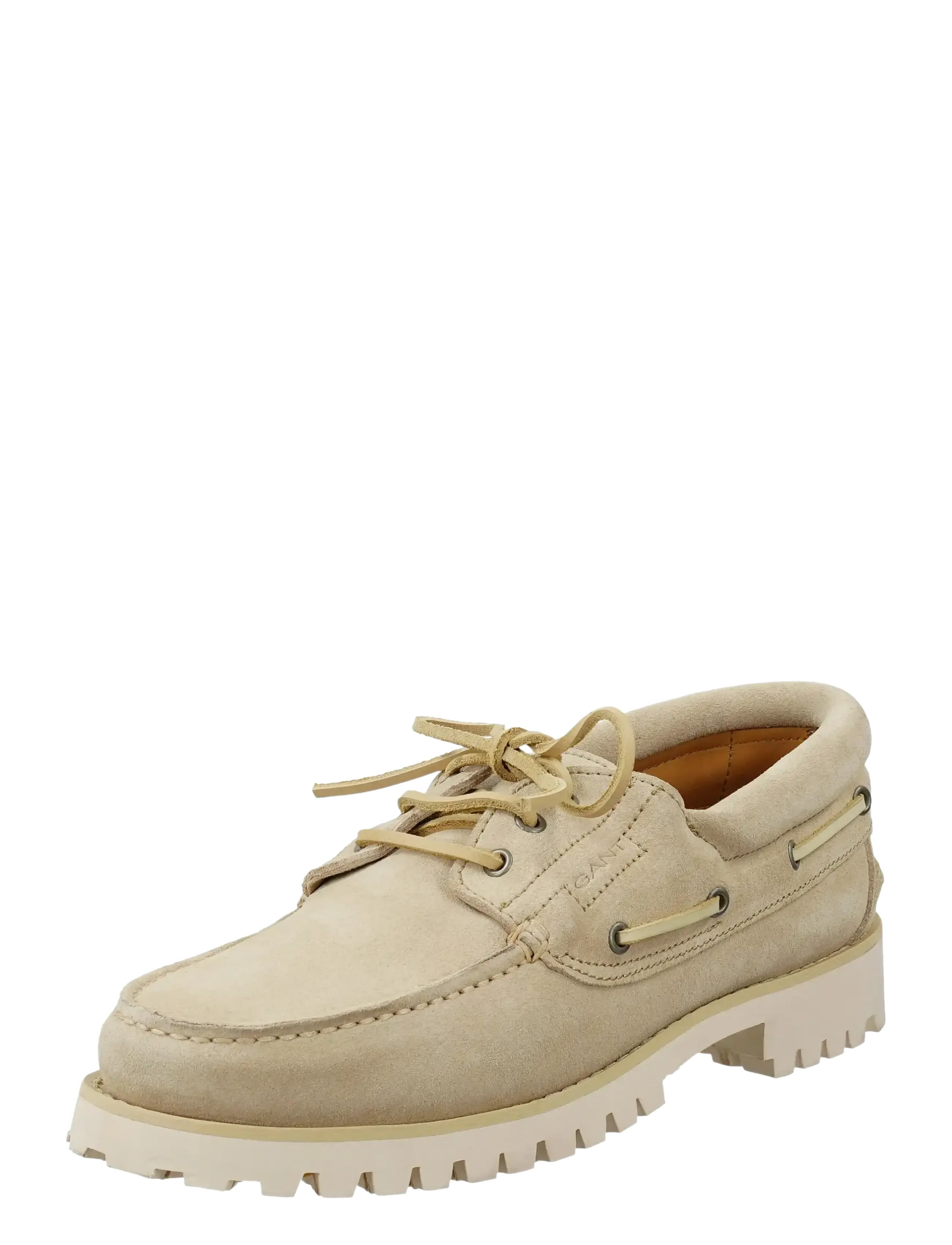 Gant Tratton Low Lace Shoe - Båtsko - SAND/BEIGE / cream