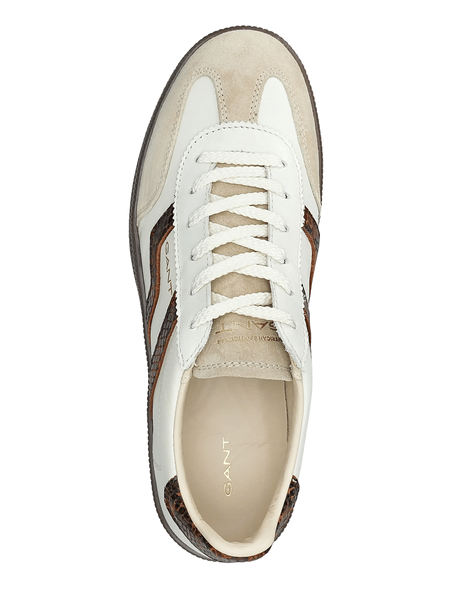 Gant - Cuzima Sneaker - niedrige sneaker - off white/brown - 4