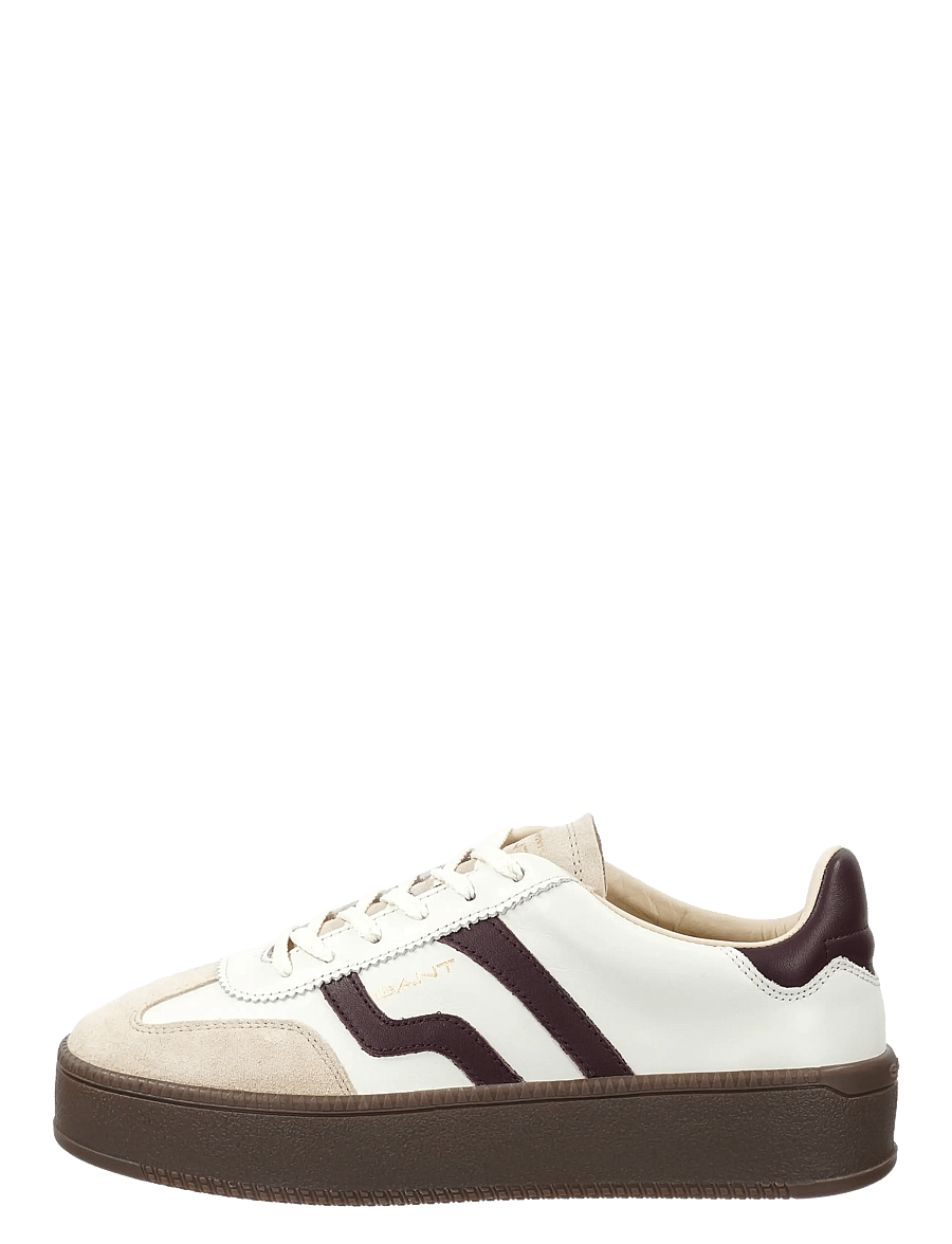 Gant - Cuzmani Sneaker - lave sneakers - off white/port wine - 1