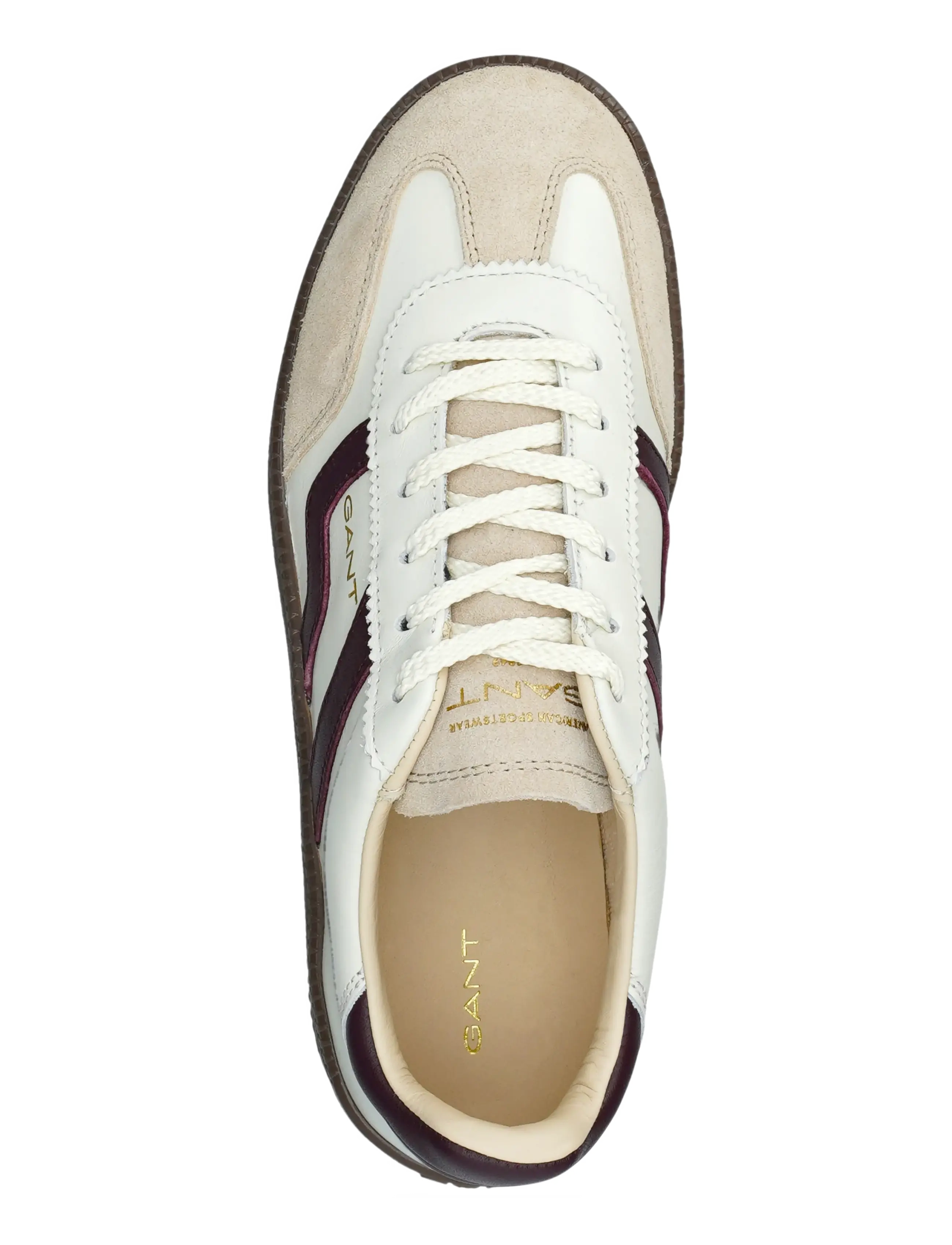 Gant - Cuzmani Sneaker - lave sneakers - off white/port wine - 4