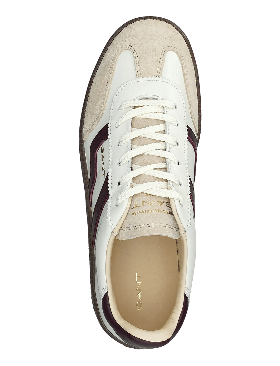 Gant - Cuzmani Sneaker - lave sneakers - off white/port wine - 4