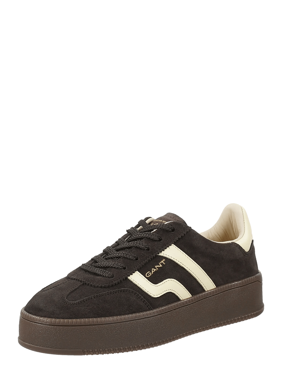 Gant - Cuzmani Sneaker - lave sneakers - espresso br./lt. yellow - 0