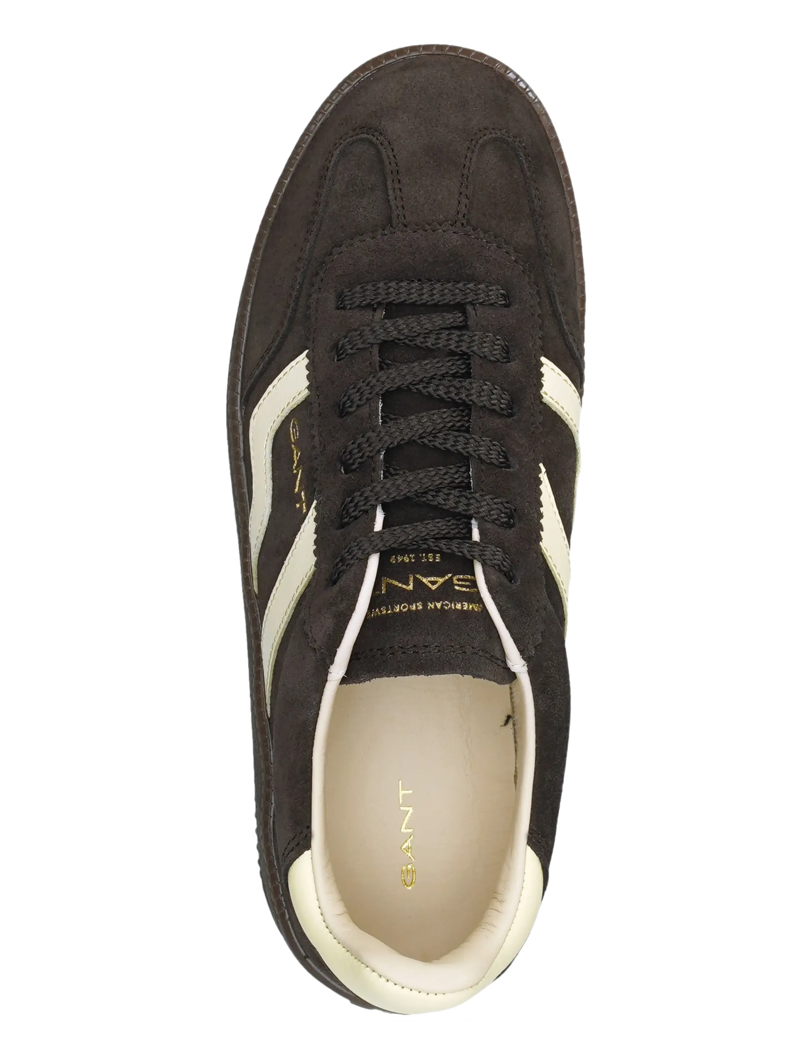 Gant - Cuzmani Sneaker - lave sneakers - espresso br./lt. yellow - 4