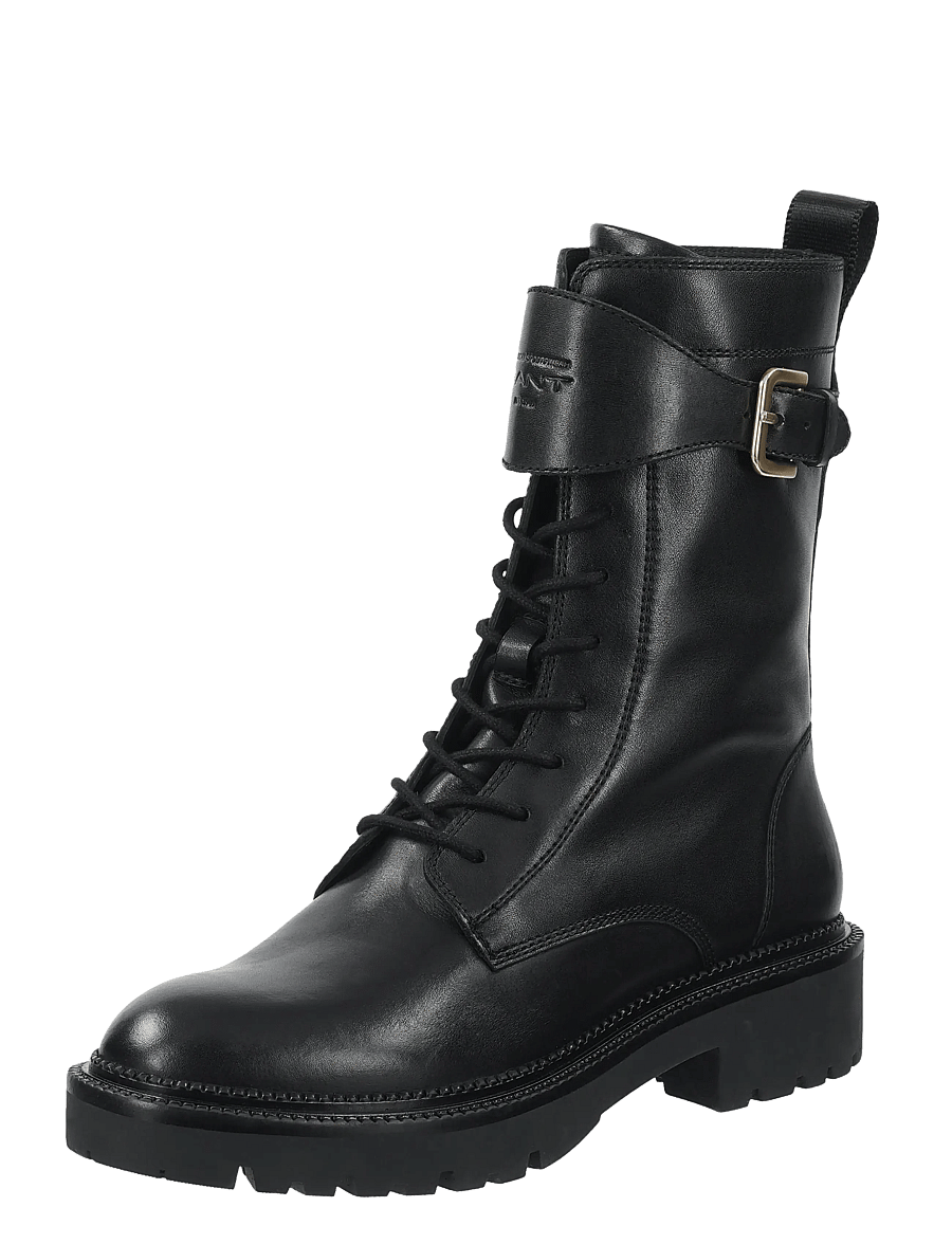 Gant - Kelliin Mid Boot - geschnürte stiefel - black - 0