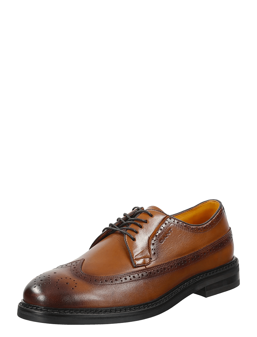 Gant - Bidford Low Lace Shoe - kingad - cognac - 0