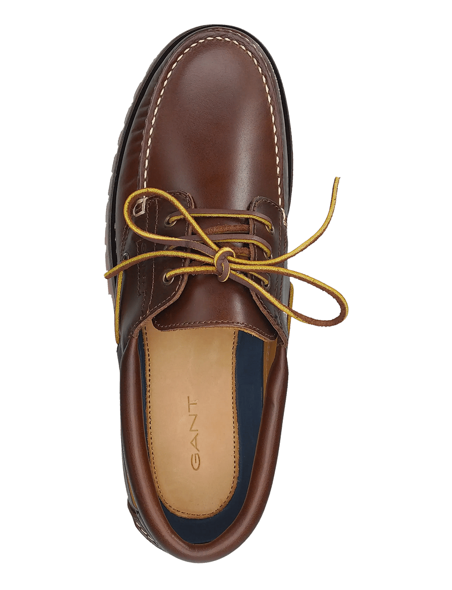 Gant - Tratton Low Lace Shoe - sko - cognac - 4