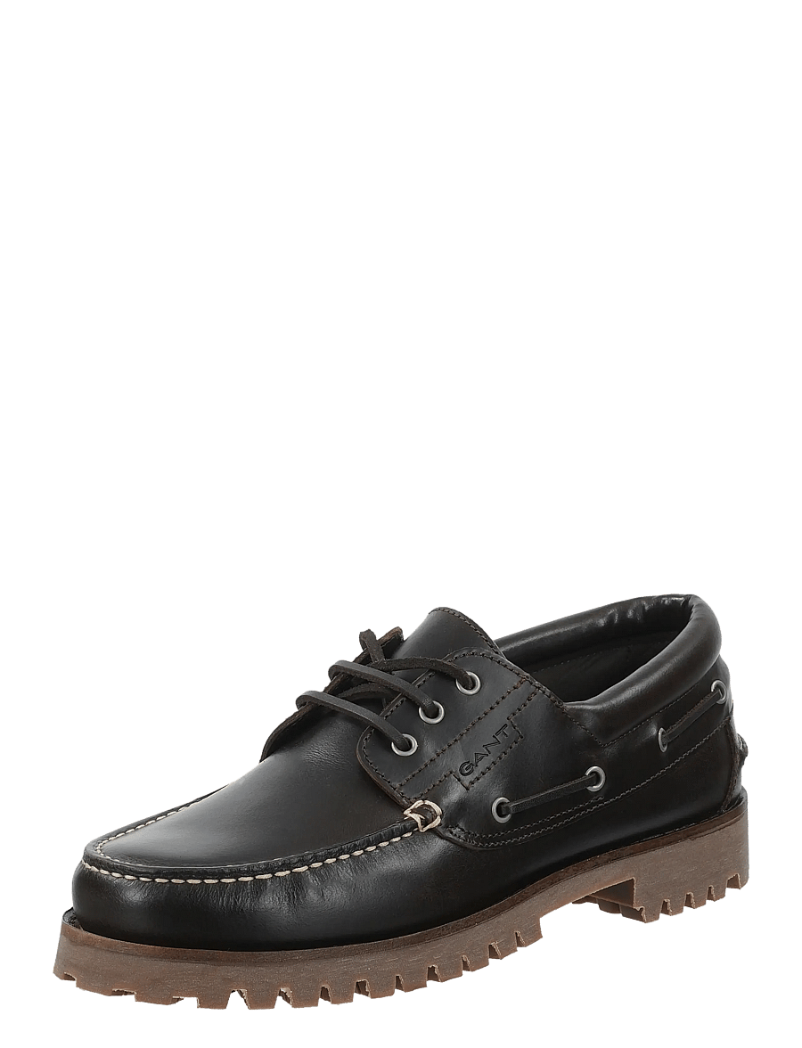 Gant - Tratton Low Lace Shoe - schuhe - dark brown - 0