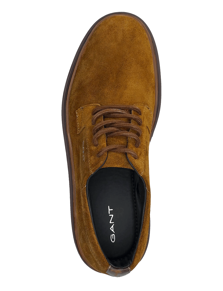 Gant - Kinzoon Low Lace Shoe - sneakers - warm khaki/dk brown - 4