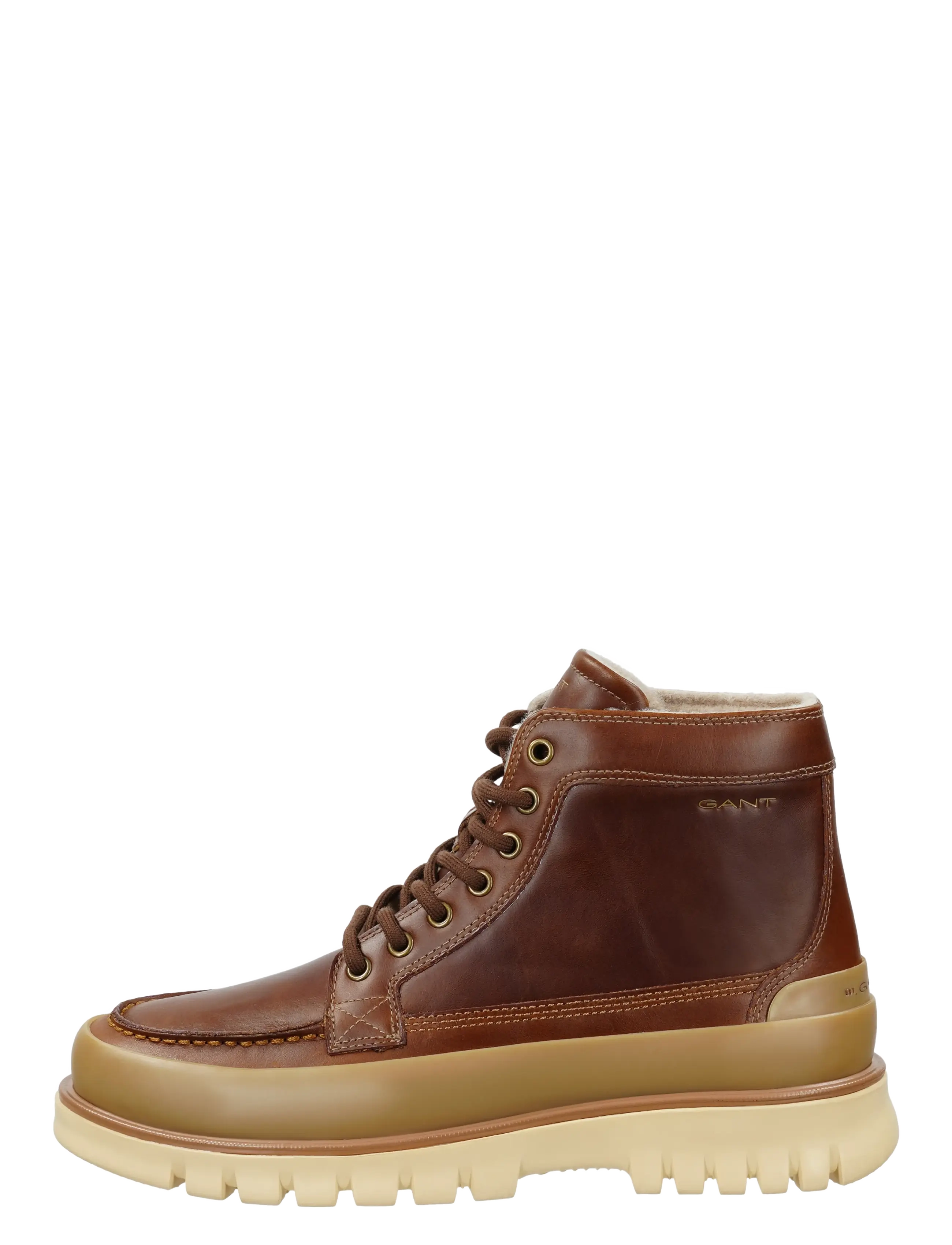 Gant - Nebrada Mid Boot - støvler med snøre - cognac - 3