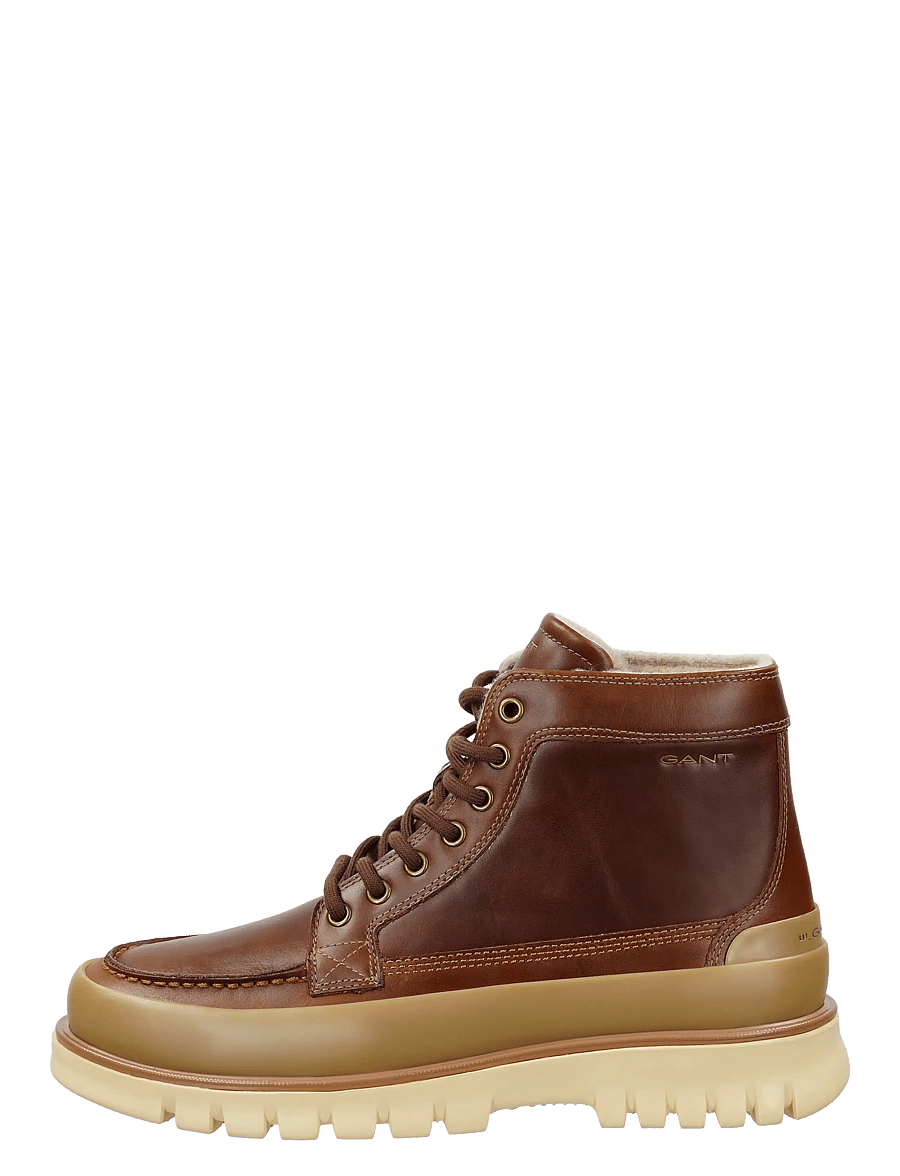 Gant - Nebrada Mid Boot - støvler med snøre - cognac - 3
