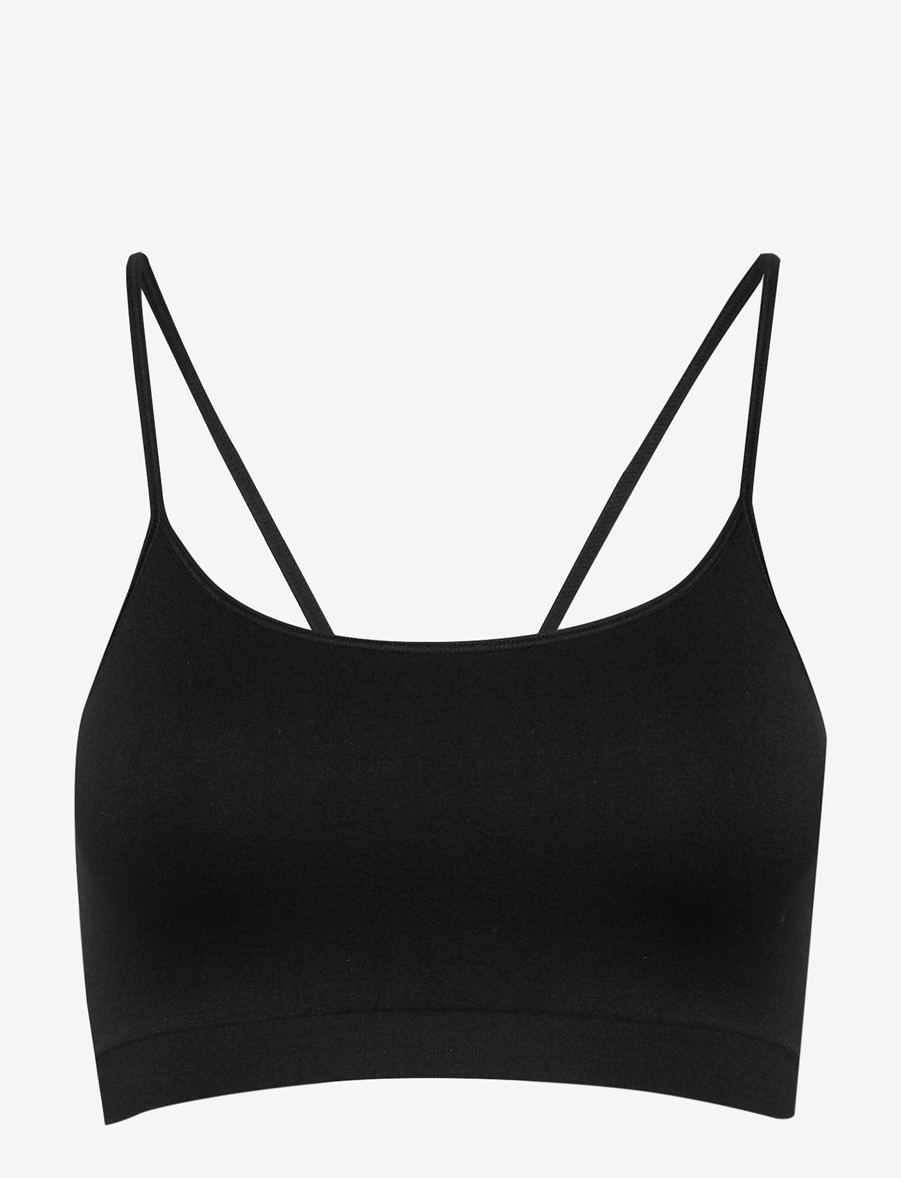 GAP - Seamless Racerback Bralette - true black - 0