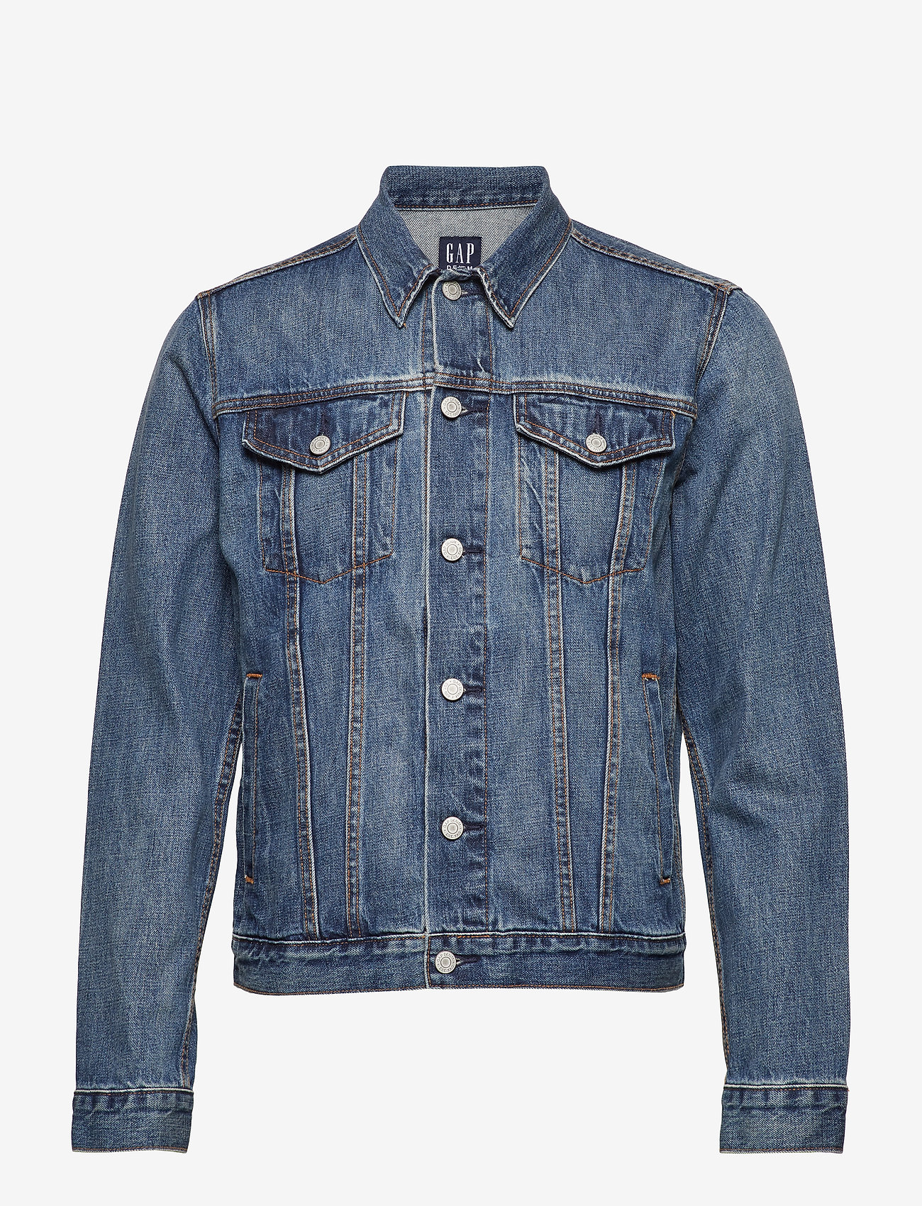 GAP - Icon Denim Jacket with Washwell - medium indigo 4 - 0