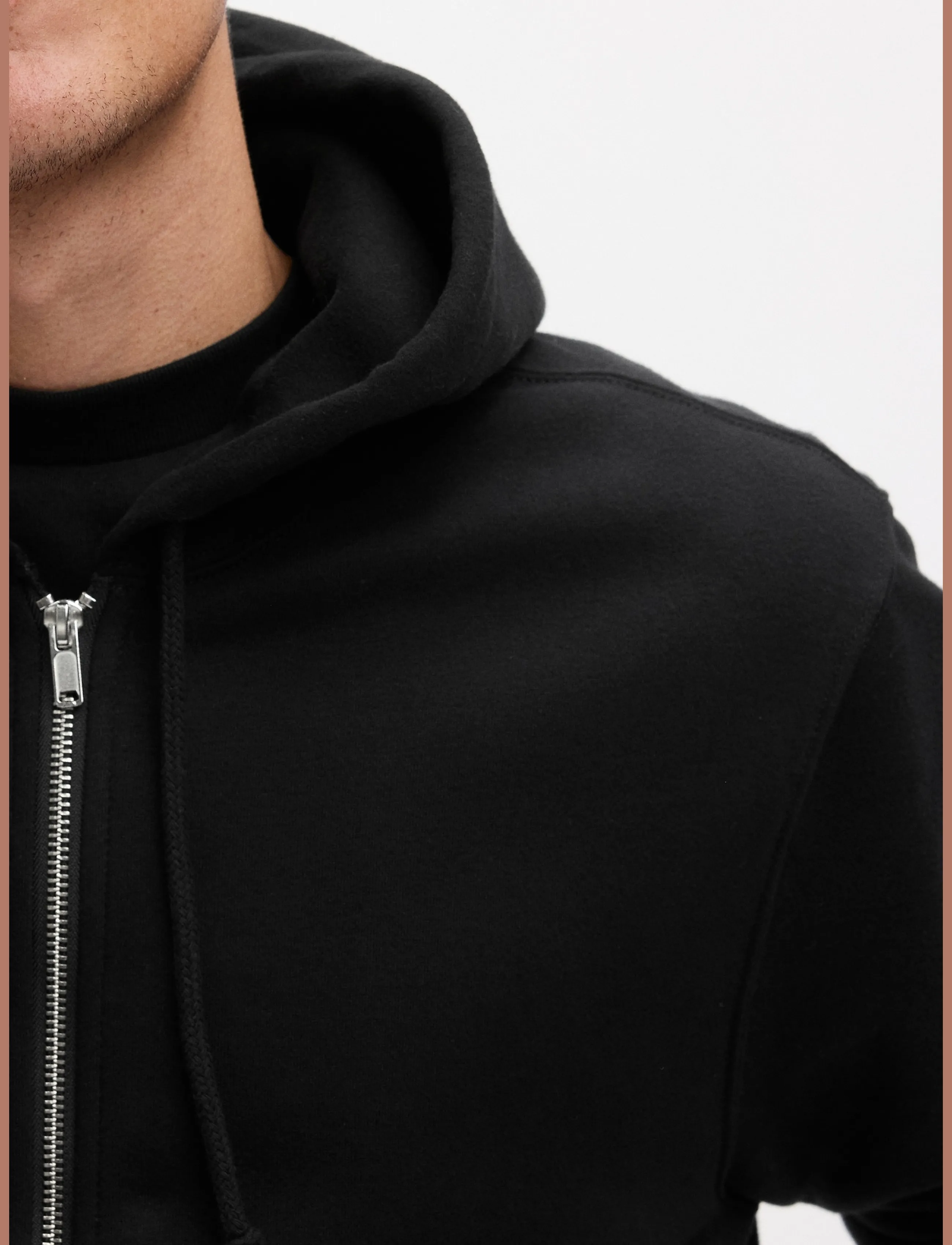 GAP Adult Vintagesoft Relaxed Zip Hoodie herr – bild 4