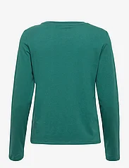 GAP - 100% Organic Cotton Vintage Long Sleeve Pocket T-Shirt - june bug 19-5414 tcx - 1