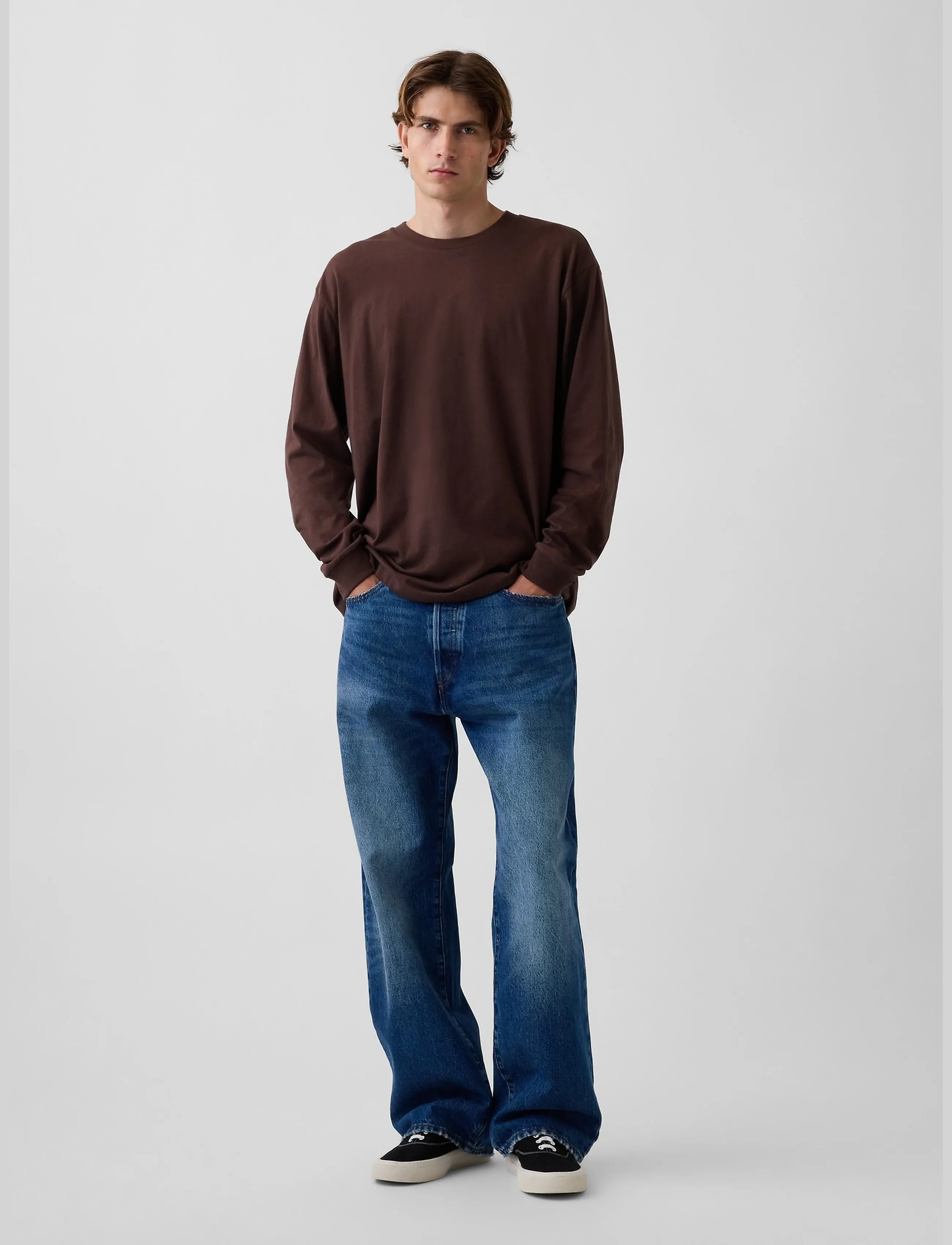 GAP Organic Cotton T-Shirt from the GAP collection - T-Shirts - DARK BROWN 1 / brown