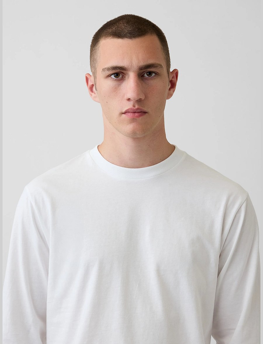 GAP - Organic Cotton T-Shirt from the GAP collection - langærmede t-shirts - optic white - 5