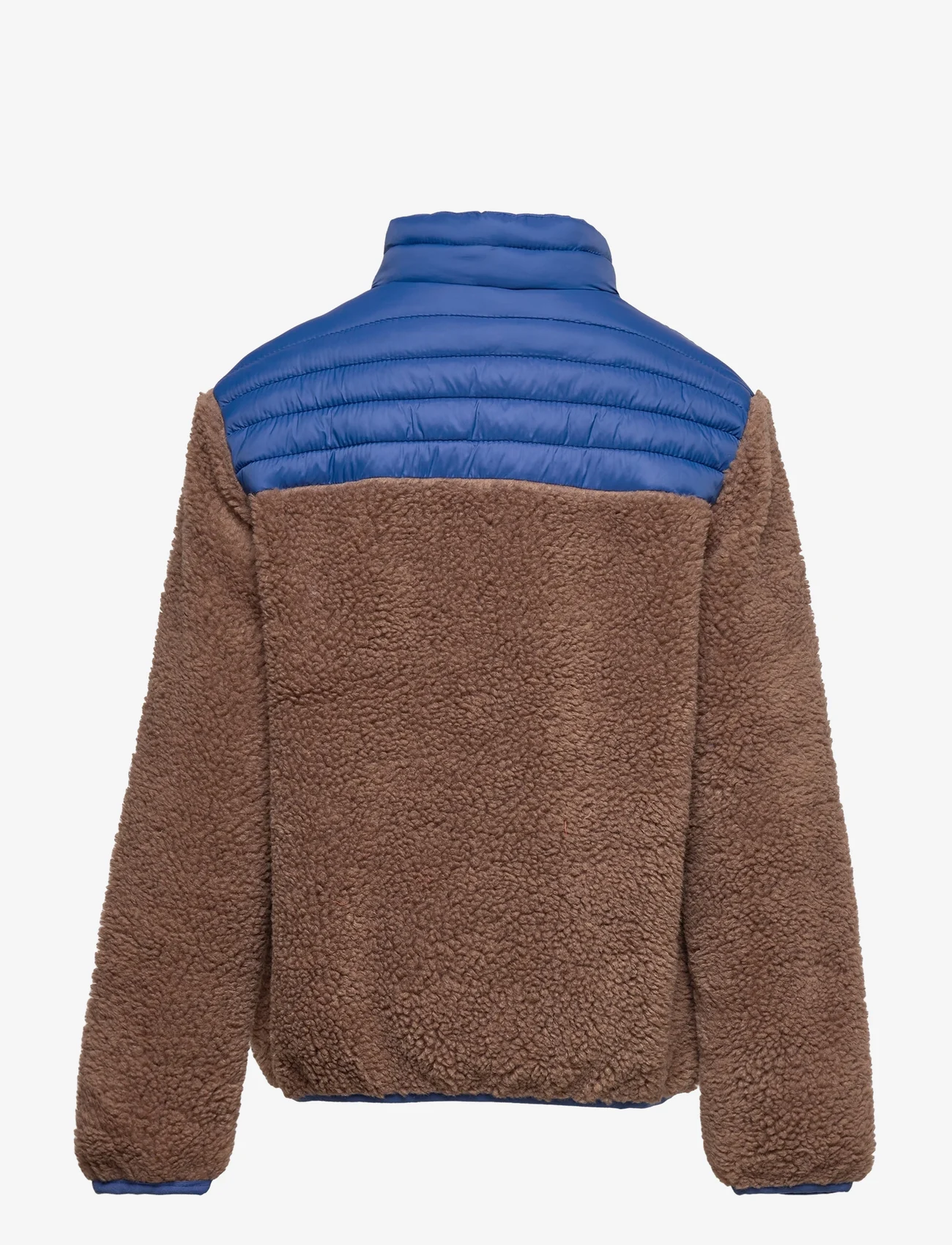 GAP - Kids Sherpa Tech Zip-Up Jacket - fleece jacket - squirrel - 1