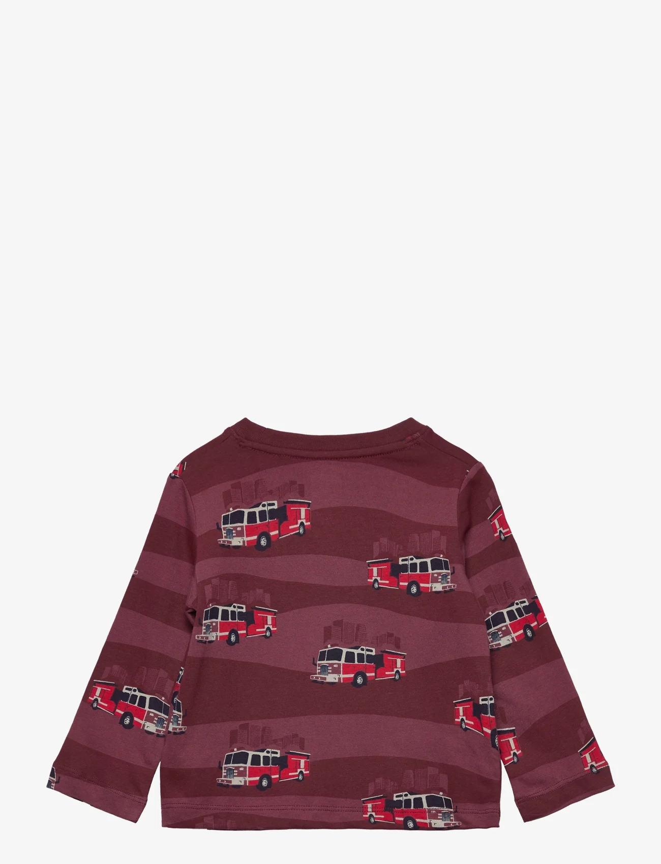 GAP - Toddler 100% Organic Cotton Mix and Match Pocket T-Shirt - lange mouwen - ao firetruck - 1