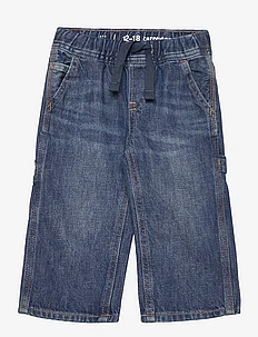 Toddler Pull-On Denim Carpenter Pants with Washwell, GAP