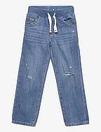 Toddler Pull-On Slim Jeans with Washwell - MEDIUM DESTROY