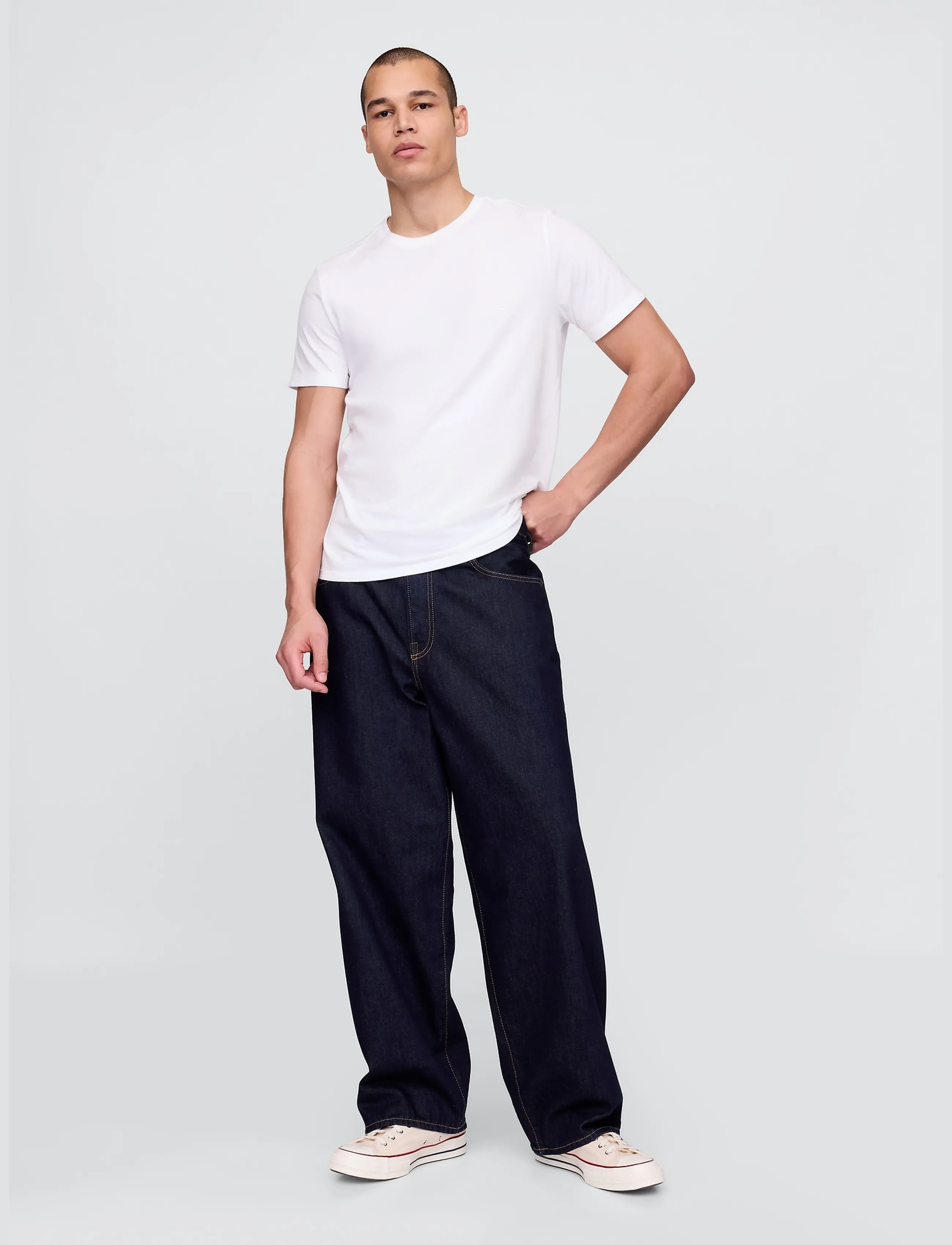 GAP - Soft Cotton Jersey T-shirt from the GAP collection - kurzärmelige t-shirts - optic white 3 - 3