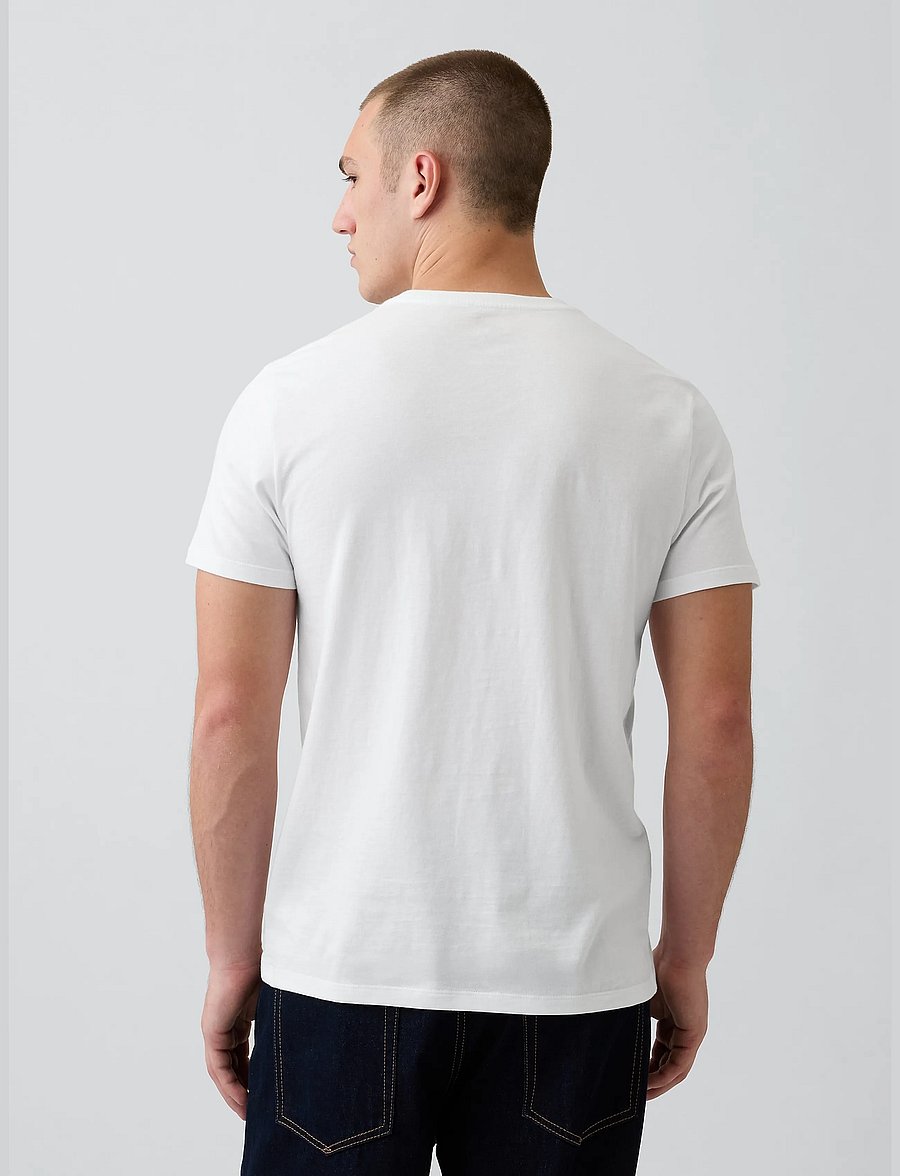 GAP - Soft Cotton Jersey T-shirt from the GAP collection - kurzärmelige t-shirts - optic white 3 - 4