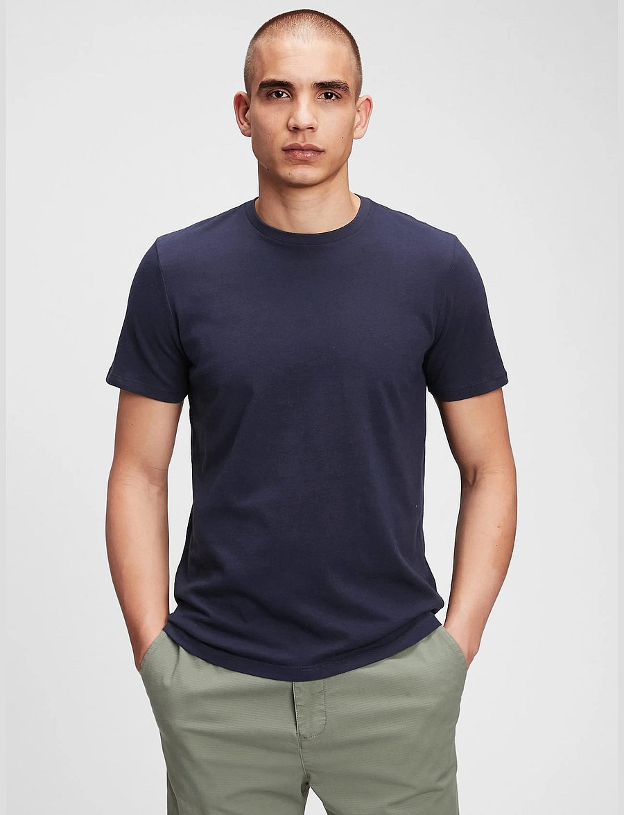 GAP - Soft Cotton Jersey T-shirt from the GAP collection - tapestry navy - 0