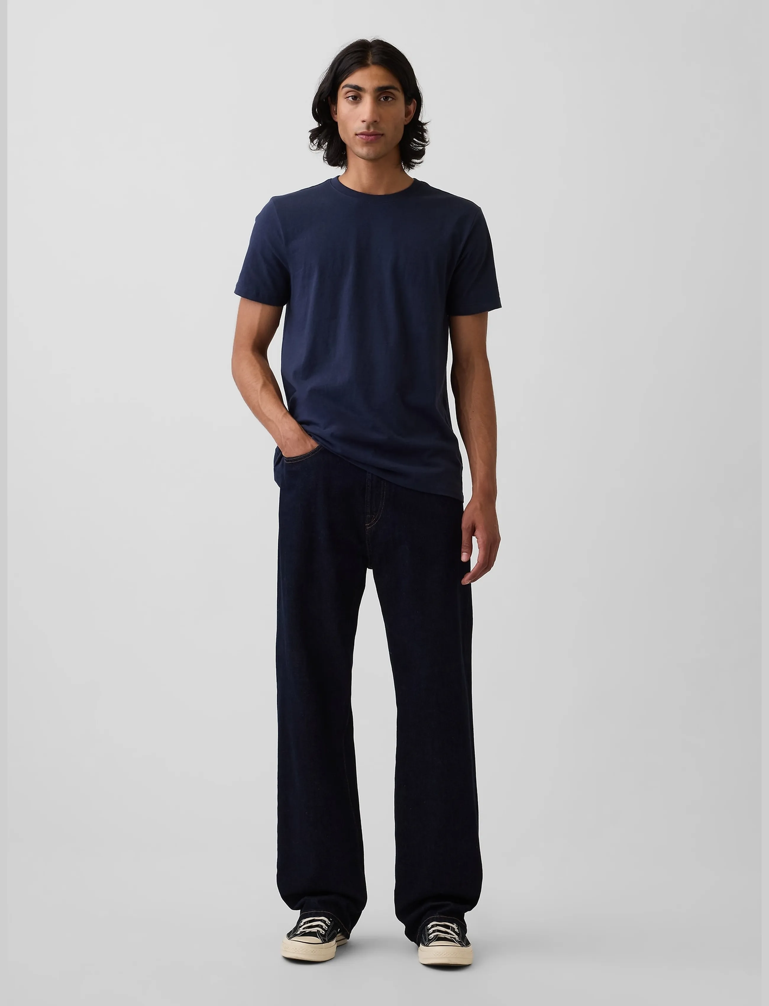 GAP - Soft Cotton Jersey T-shirt from the GAP collection - tapestry navy - 3