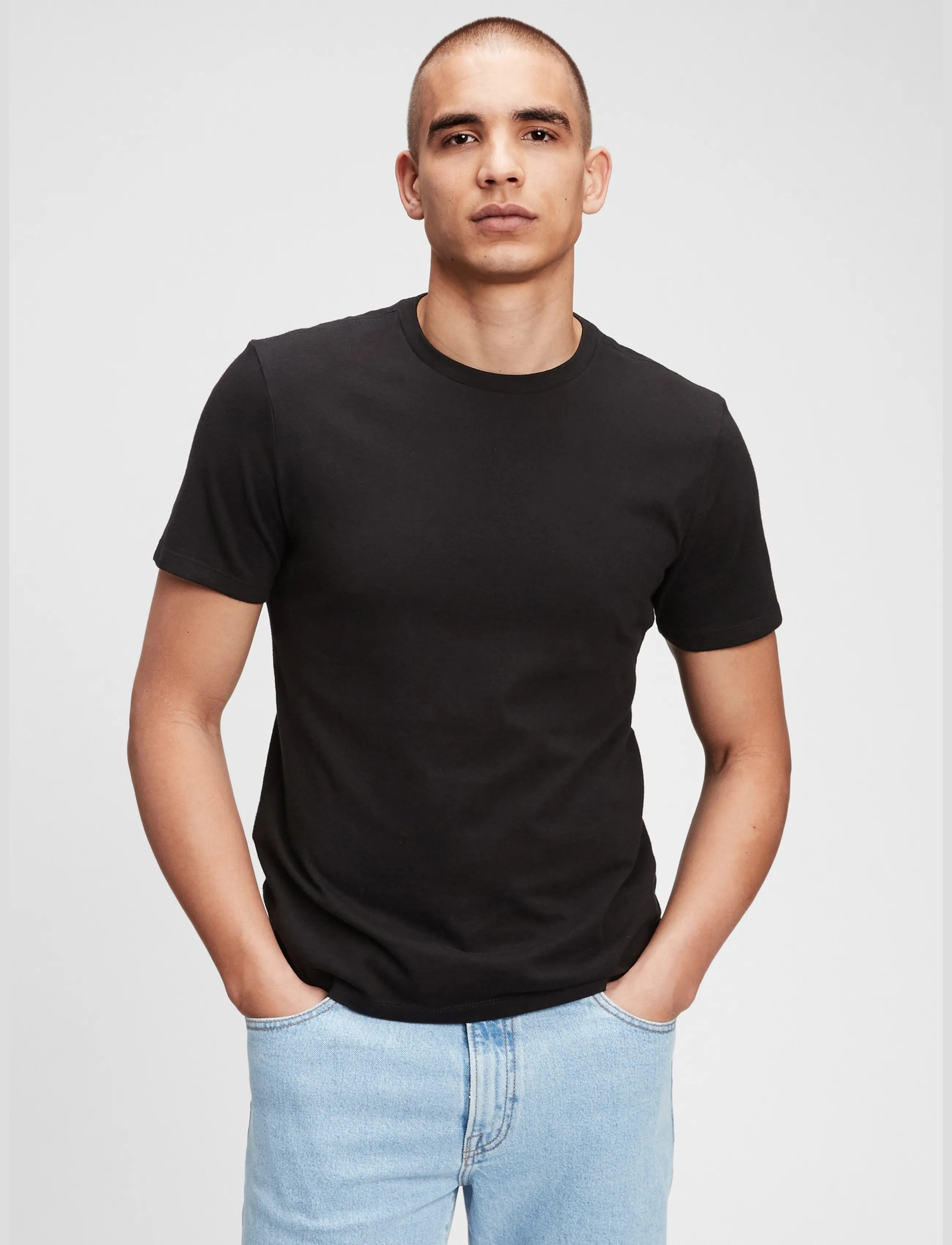 GAP Soft Cotton Jersey T-shirt from the GAP collection - GAP - TRUE BLACK V2 2 / black