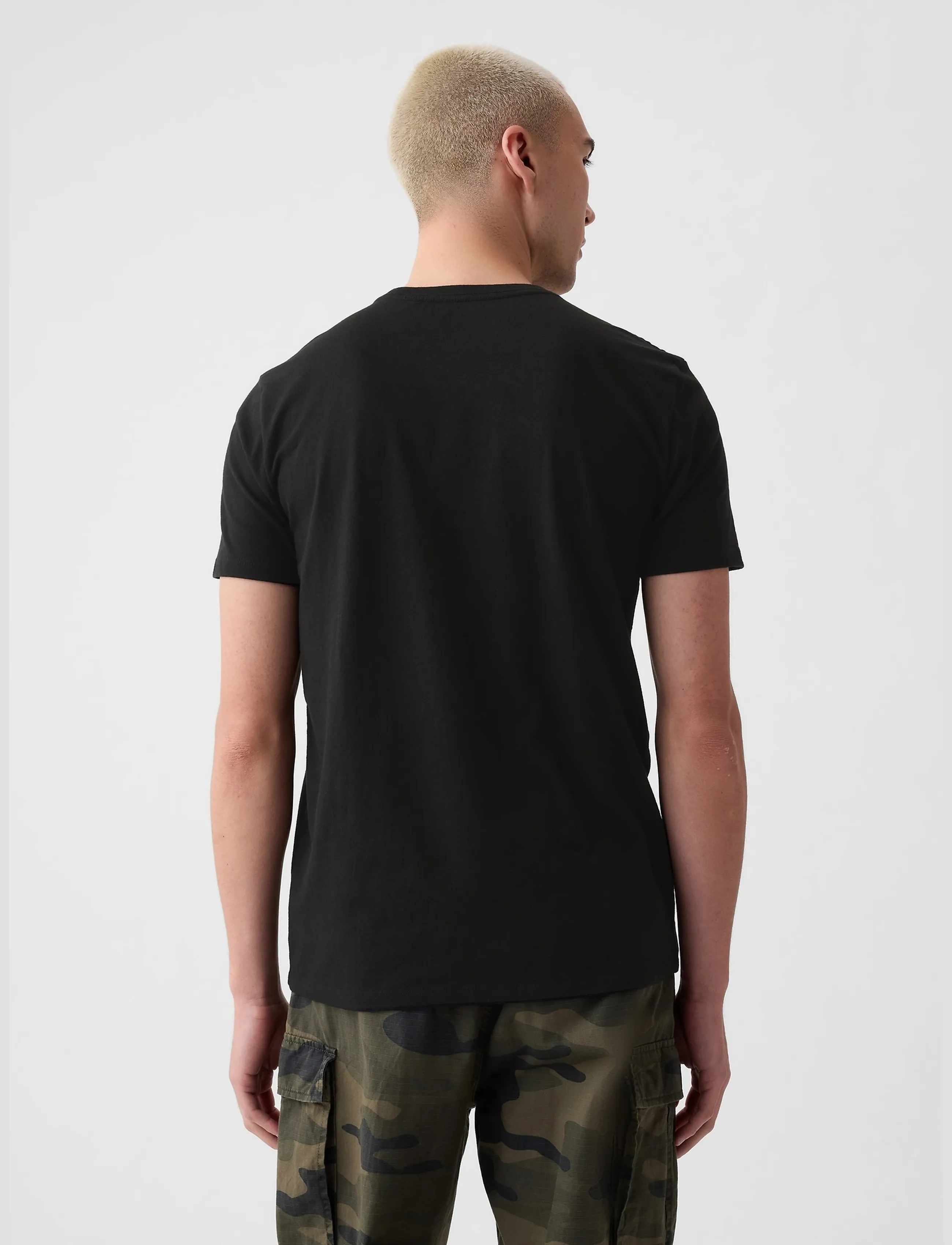 GAP - Soft Cotton Jersey T-shirt from the GAP collection - true black v2 2 - 3
