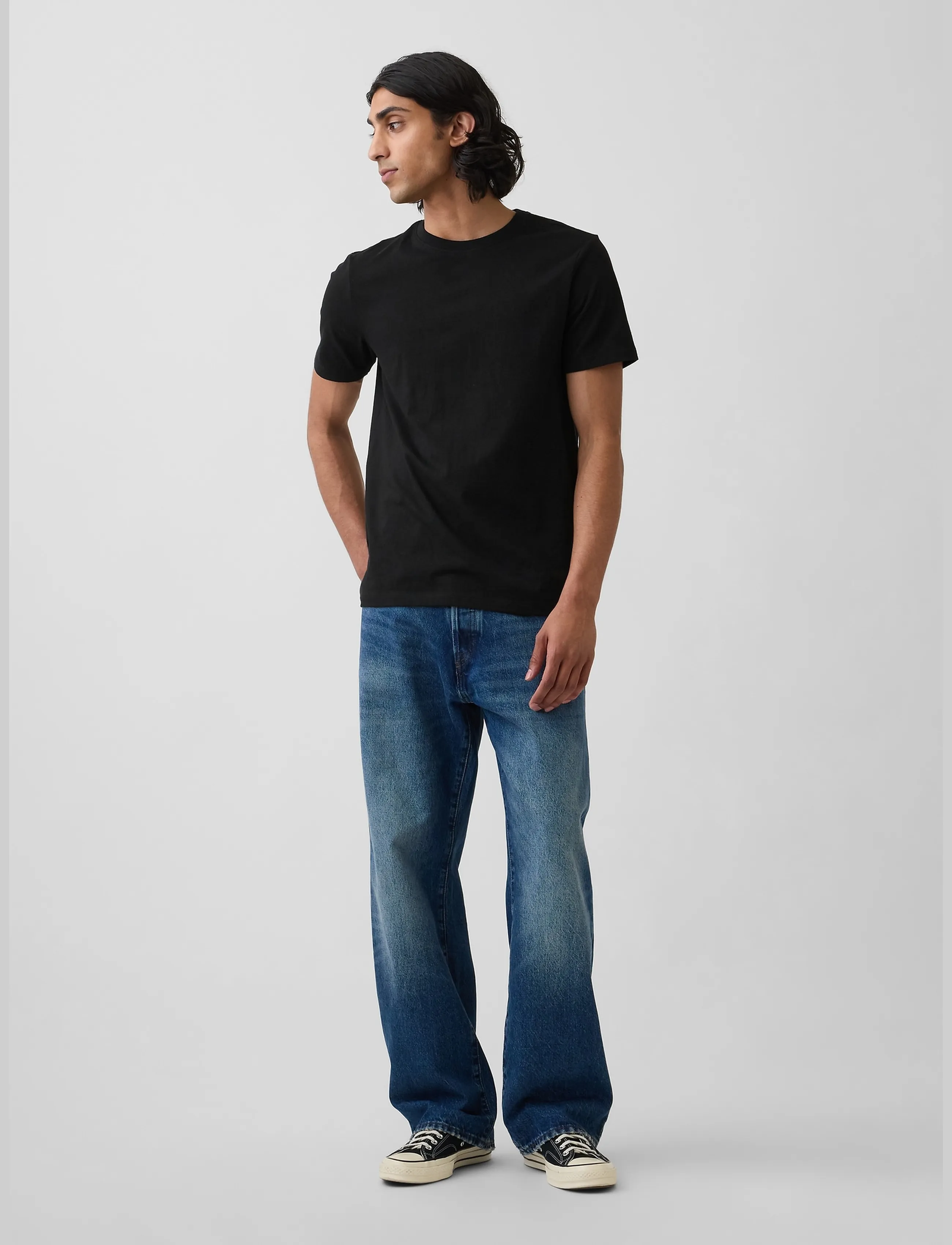 GAP Soft Cotton Jersey T-Shirt From The Collection herr – bild 6