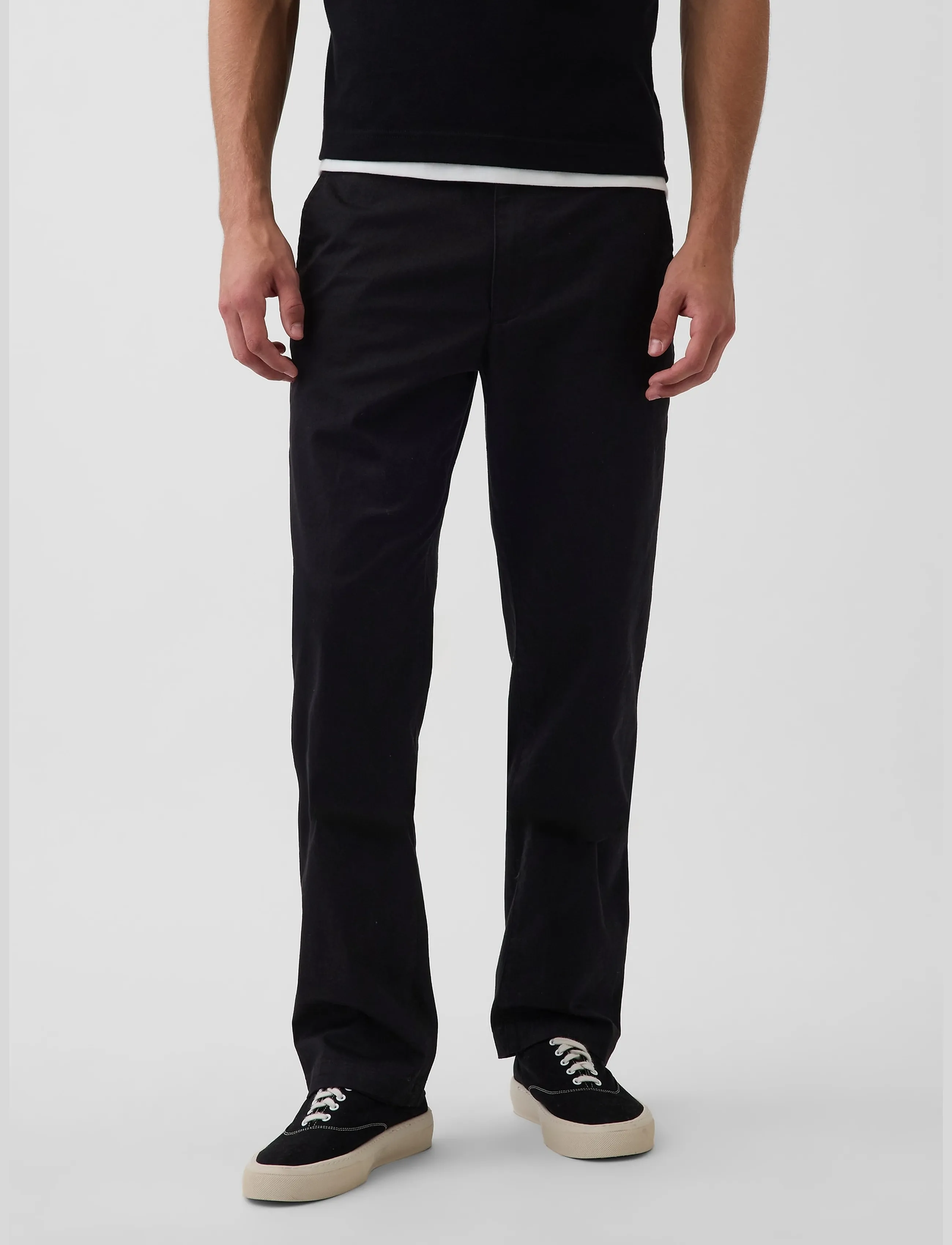 GAP - Modern Straight Khakis from the GAP collection - chino-püksid - true black v2 2 - 2