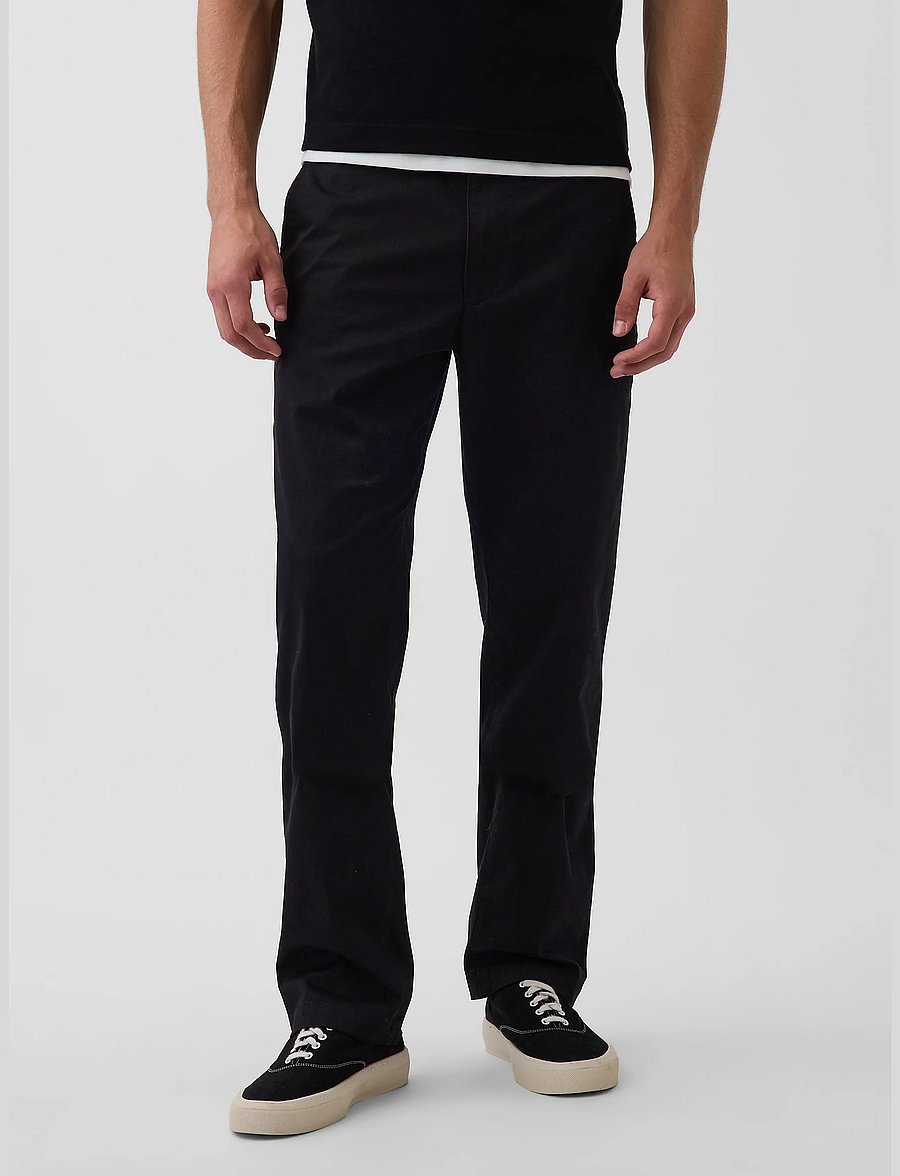 GAP - Modern Straight Khakis from the GAP collection - chino-püksid - true black v2 2 - 2
