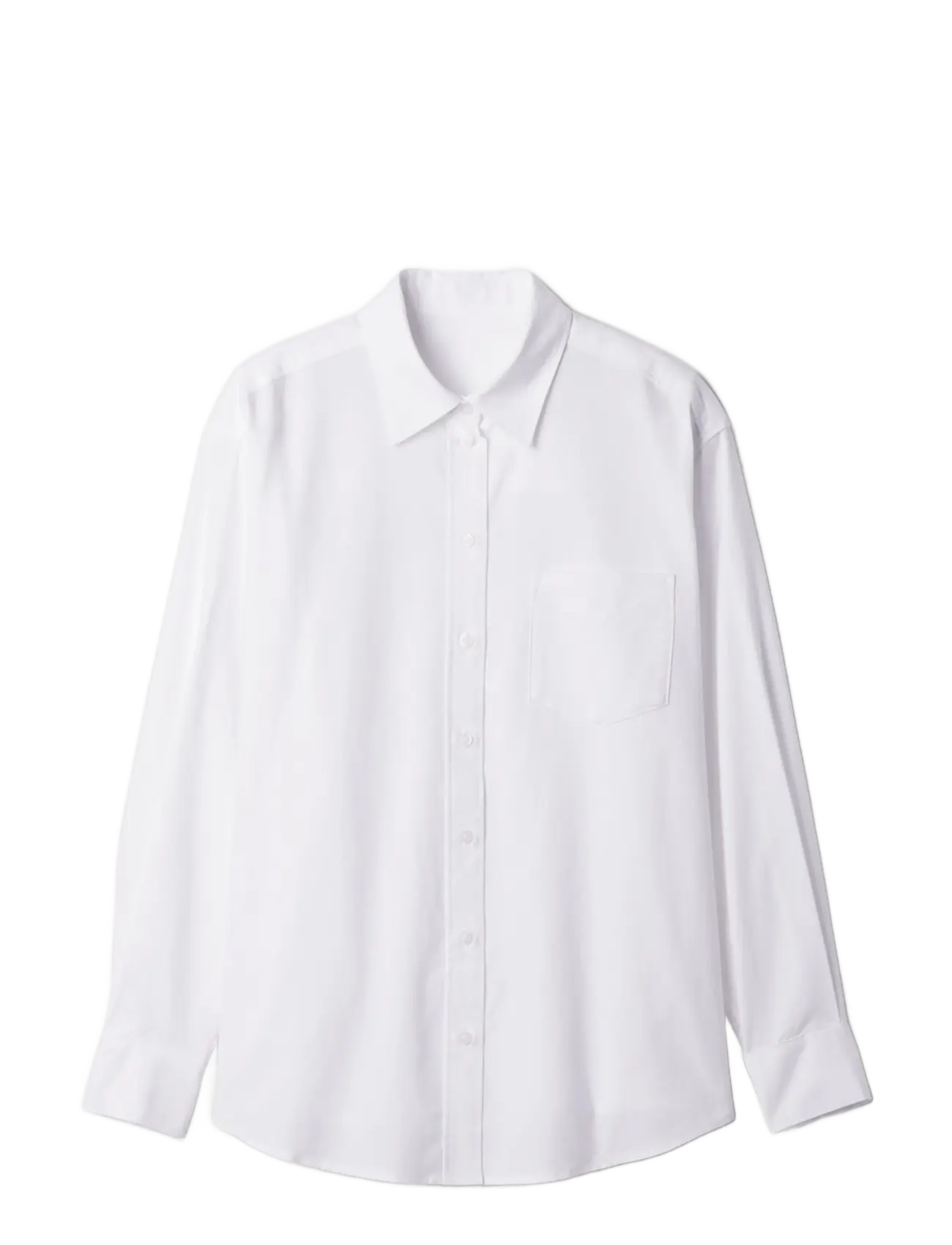 GAP Organic Cotton Oxford Big Shirt - Blouses & Shirts - OPTIC WHITE 1 / white