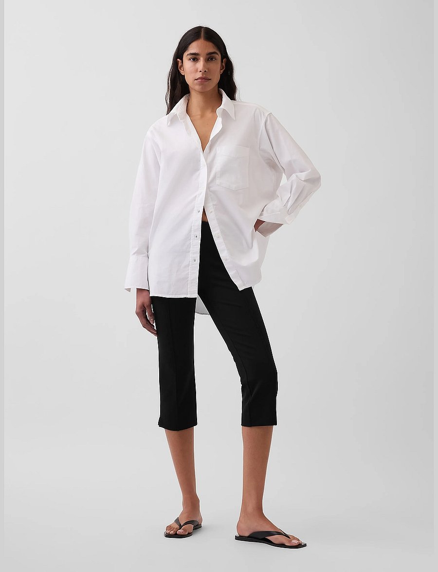 GAP - Organic Cotton Oxford Big Shirt - optic white 1 - 0