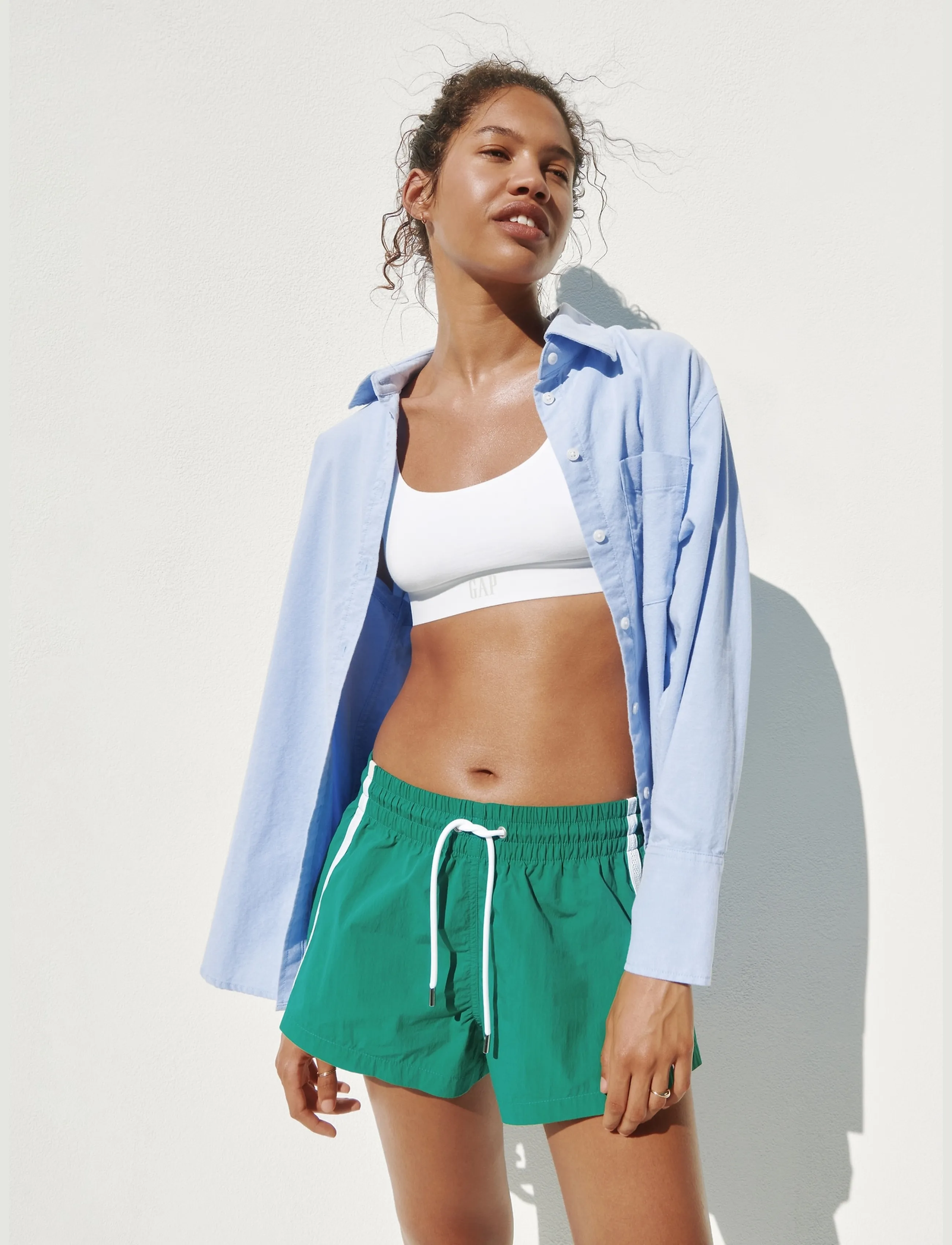 GAP - Organic Cotton Oxford Big Shirt - langärmlige hemden - shirting blue - 4