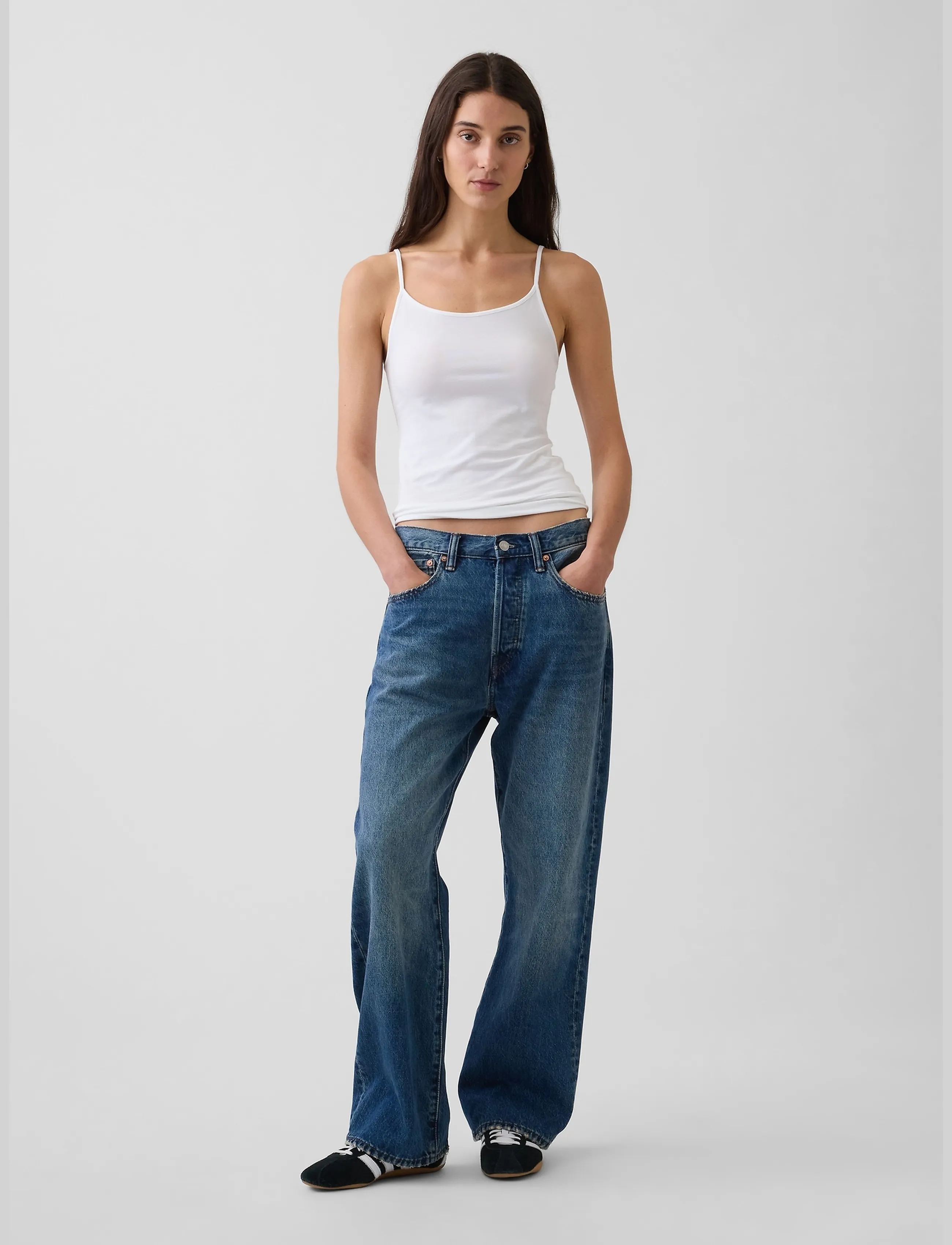 GAP Closeknit Basic Cami From The Collection linnen dam – bild 3