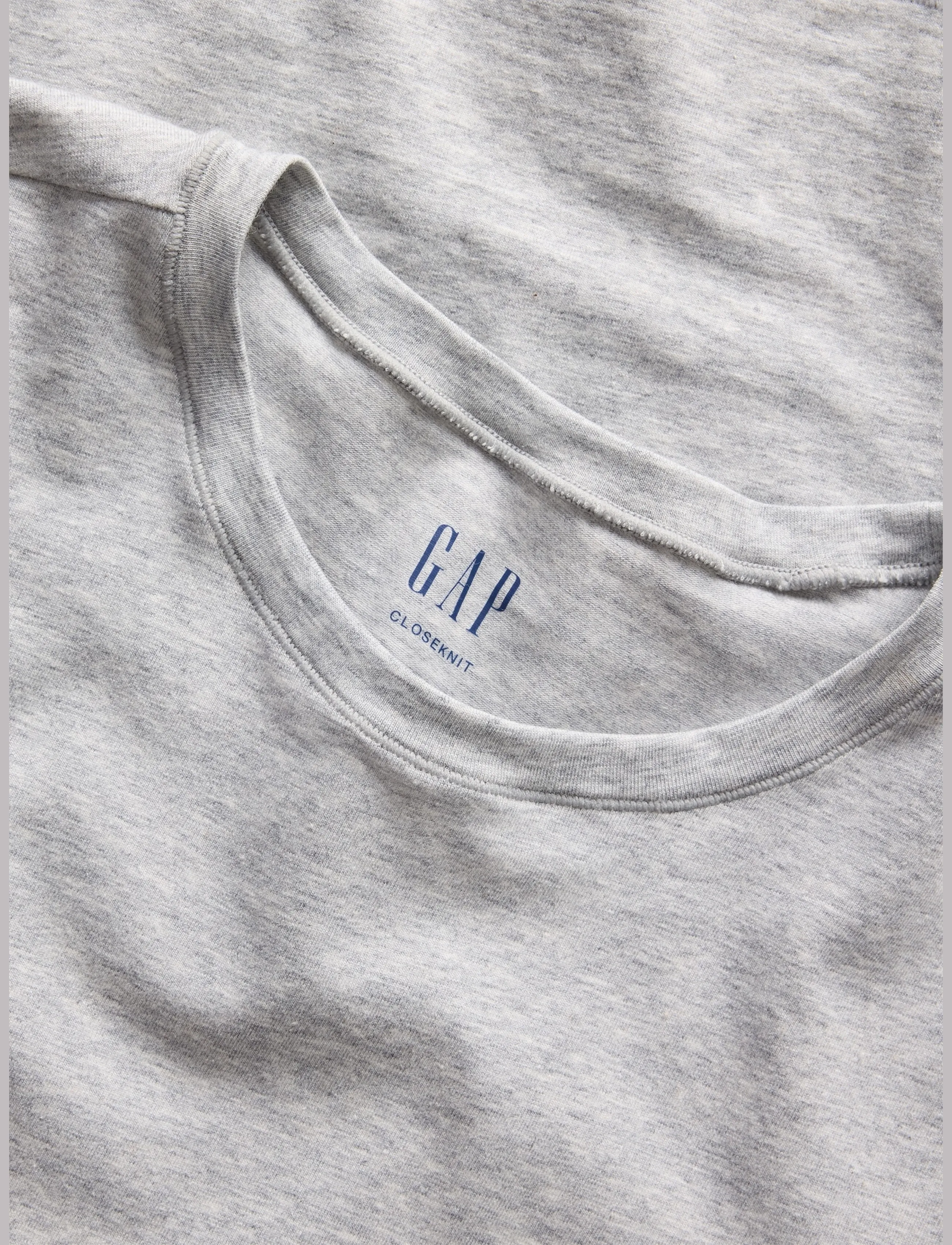 GAP - CloseKnit Jersey T-Shirt from the GAP collection - langärmlige tops - bc15 lt grey heather - 5
