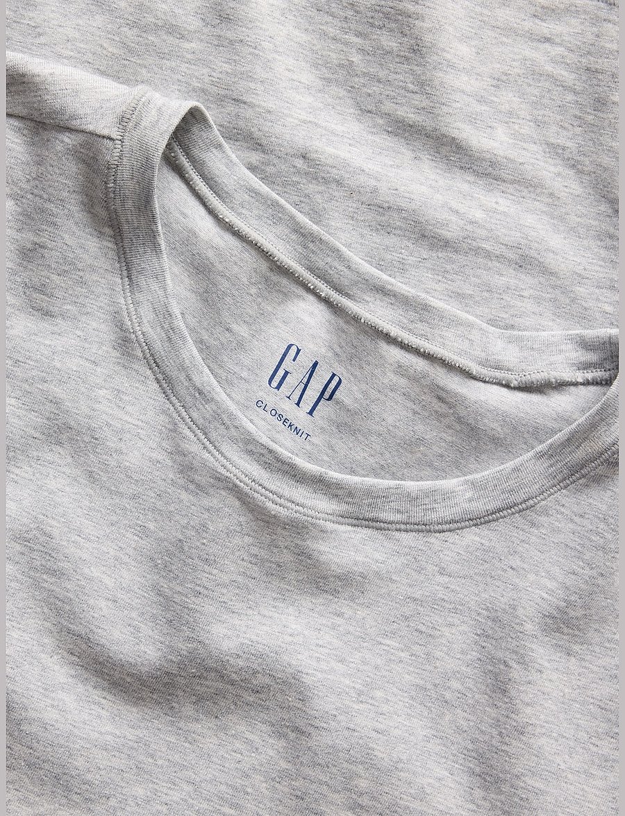 GAP - CloseKnit Jersey T-Shirt from the GAP collection - langärmlige tops - bc15 lt grey heather - 5