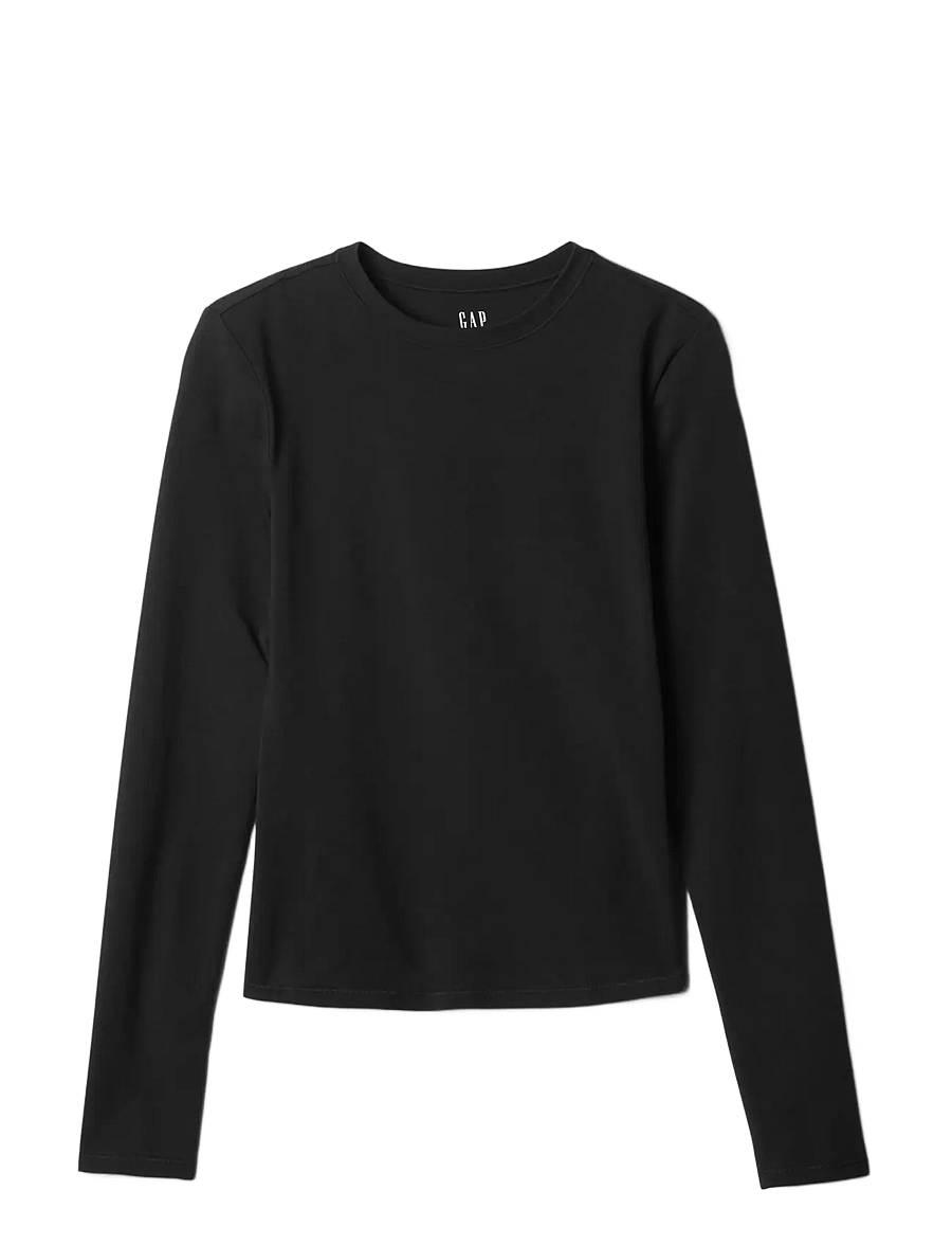 GAP - CloseKnit Jersey T-Shirt from the GAP collection - pikkade varrukatega topid - black - 1