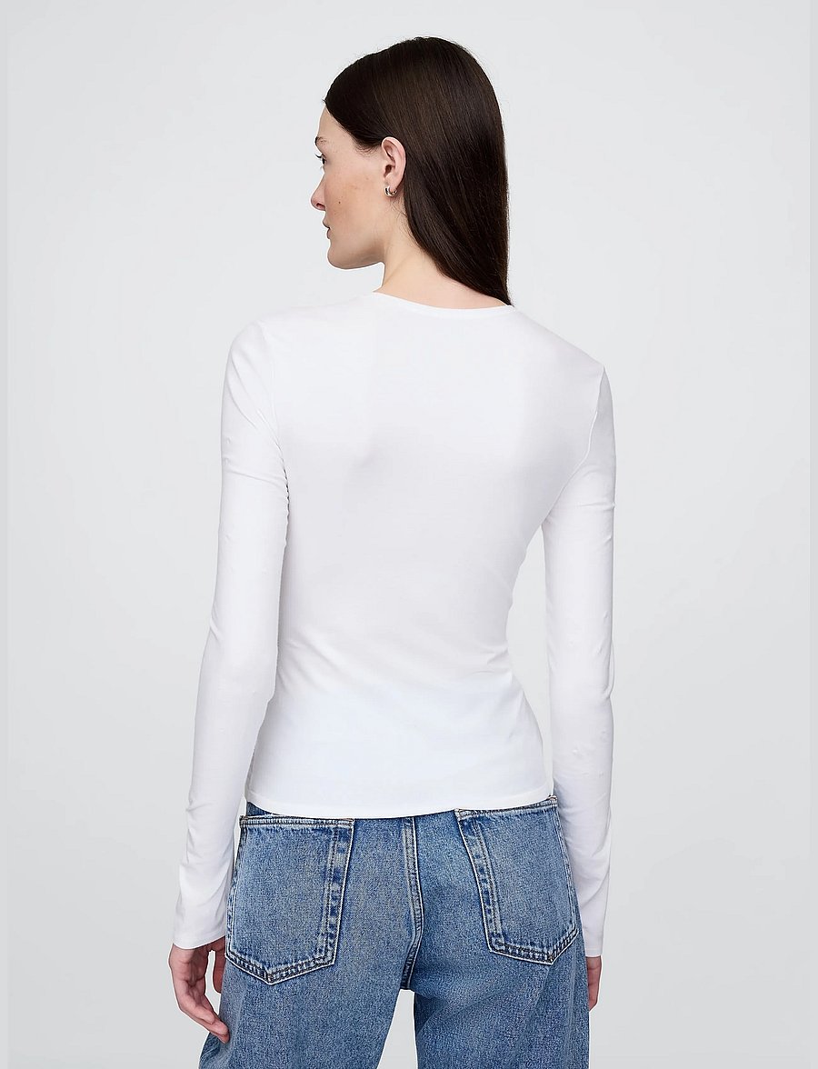GAP - CloseKnit Jersey T-Shirt from the GAP collection - fresh white - 3