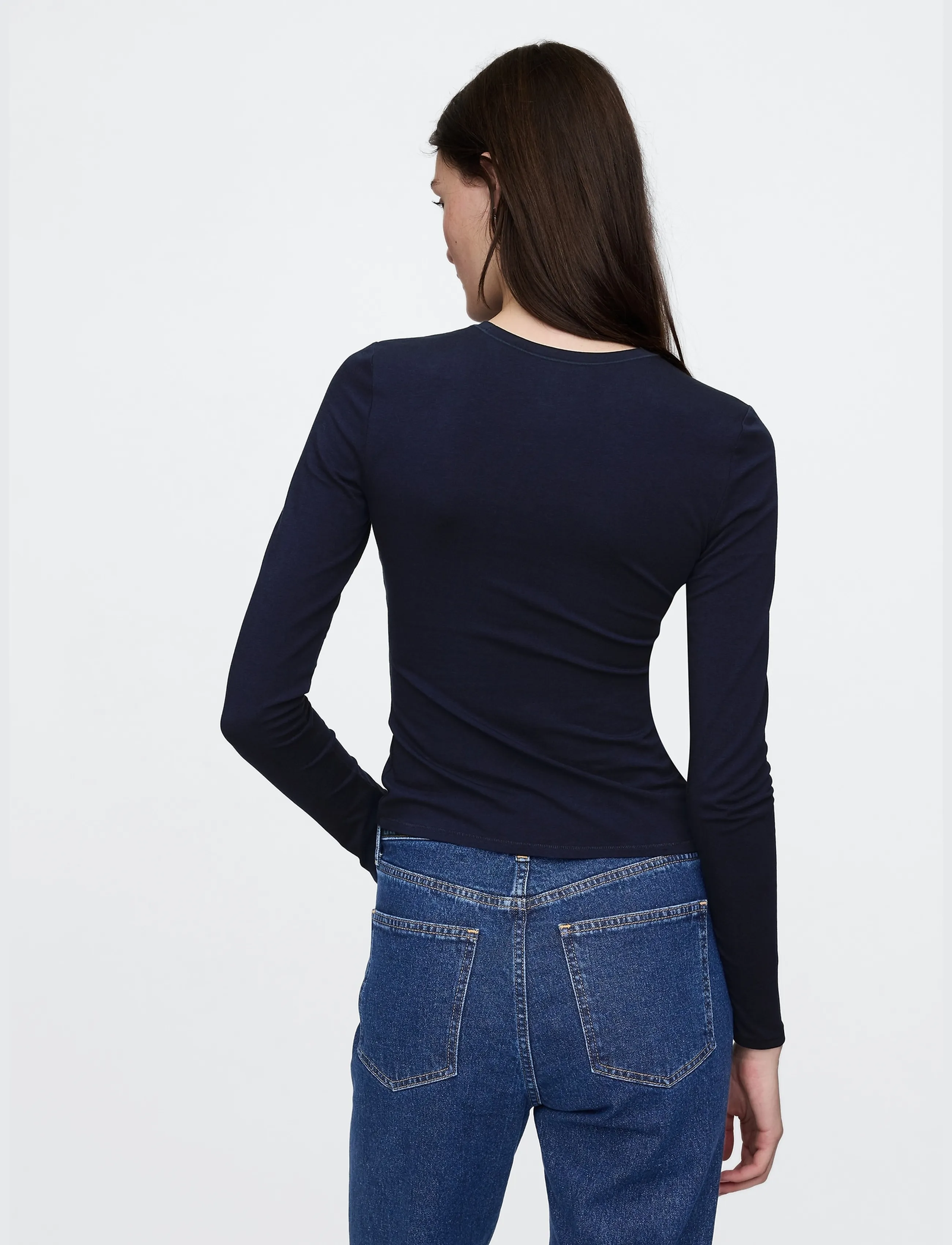 GAP - CloseKnit Jersey T-Shirt from the GAP collection - navy uniform - 2