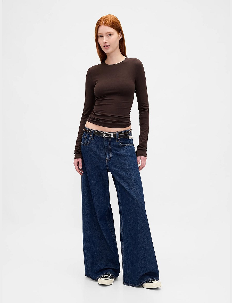GAP - CloseKnit Jersey T-Shirt from the GAP collection - pikkade varrukatega topid - terra brown v2 - 2