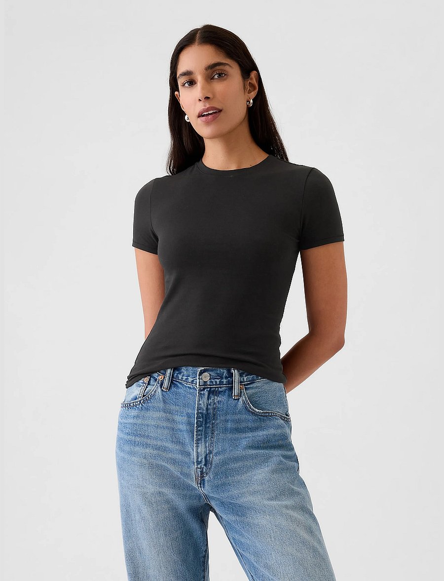GAP - CloseKnit Jersey T-Shirt from the GAP collection - black - 0